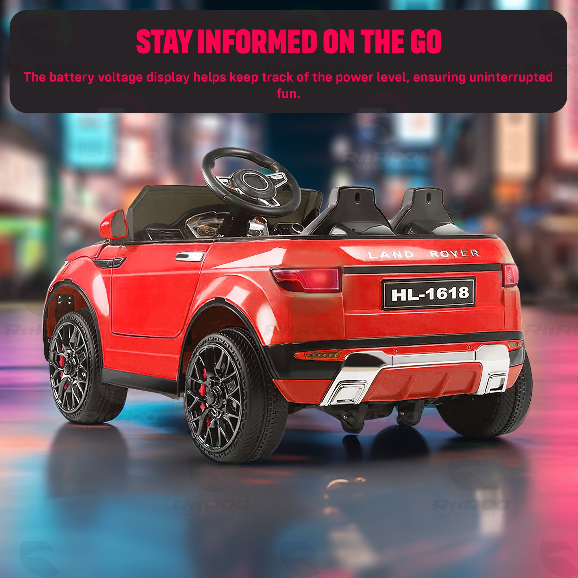 EvoqueRider 12V: Kids' Electric Ride-On