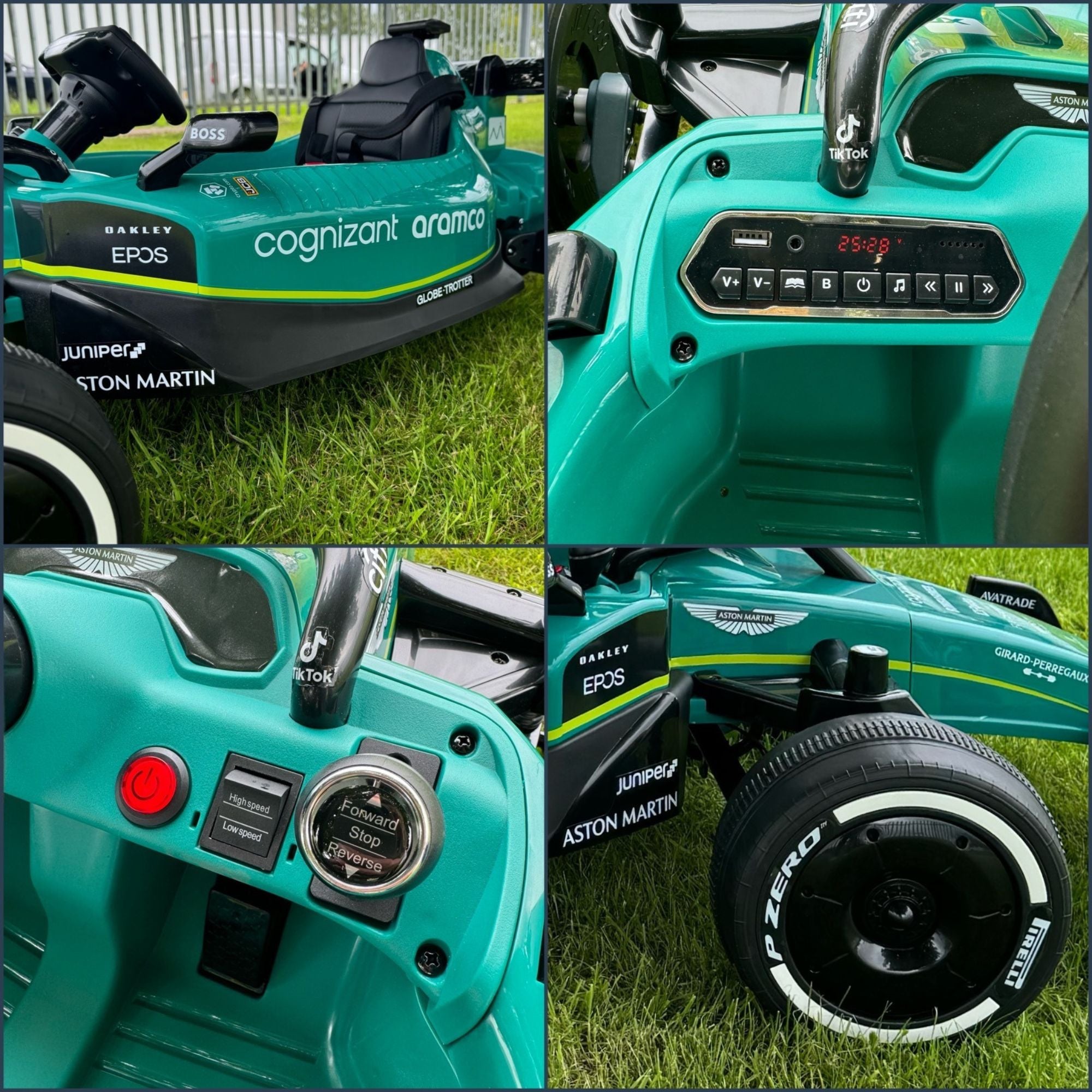 24V Licensed 2023 Aston Martin Aramco Formula One™ Team