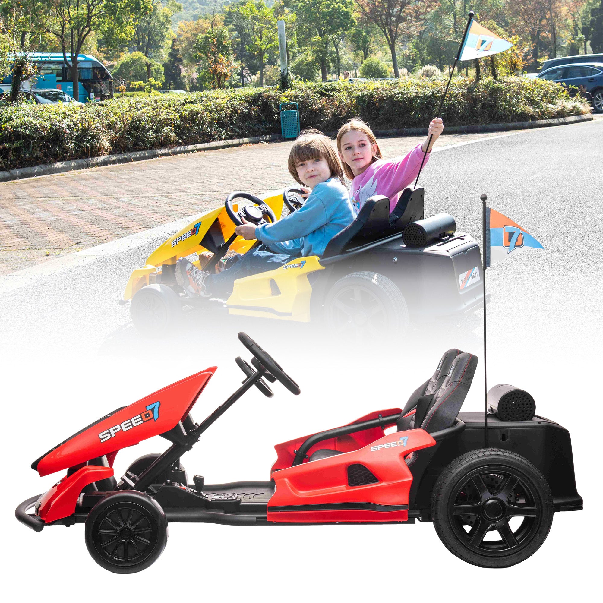 MaxLiftz 750 Duo 48V Ride on Kart With 600W Motor / 2 Seater