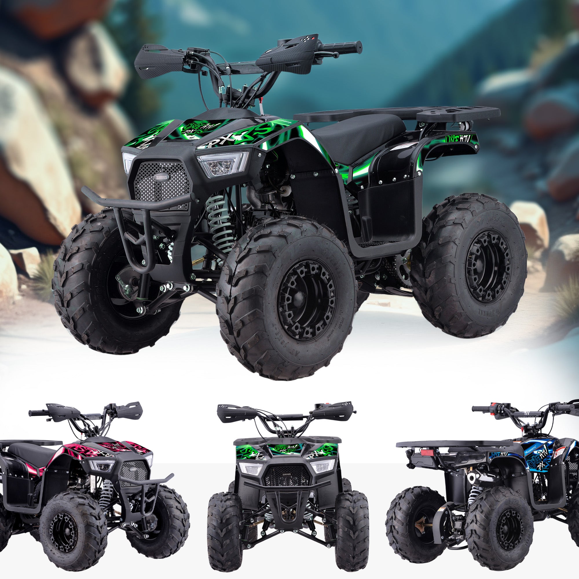 OneATV™ PX3S 110cc Youth ATV Automatic Transmission Off-Road