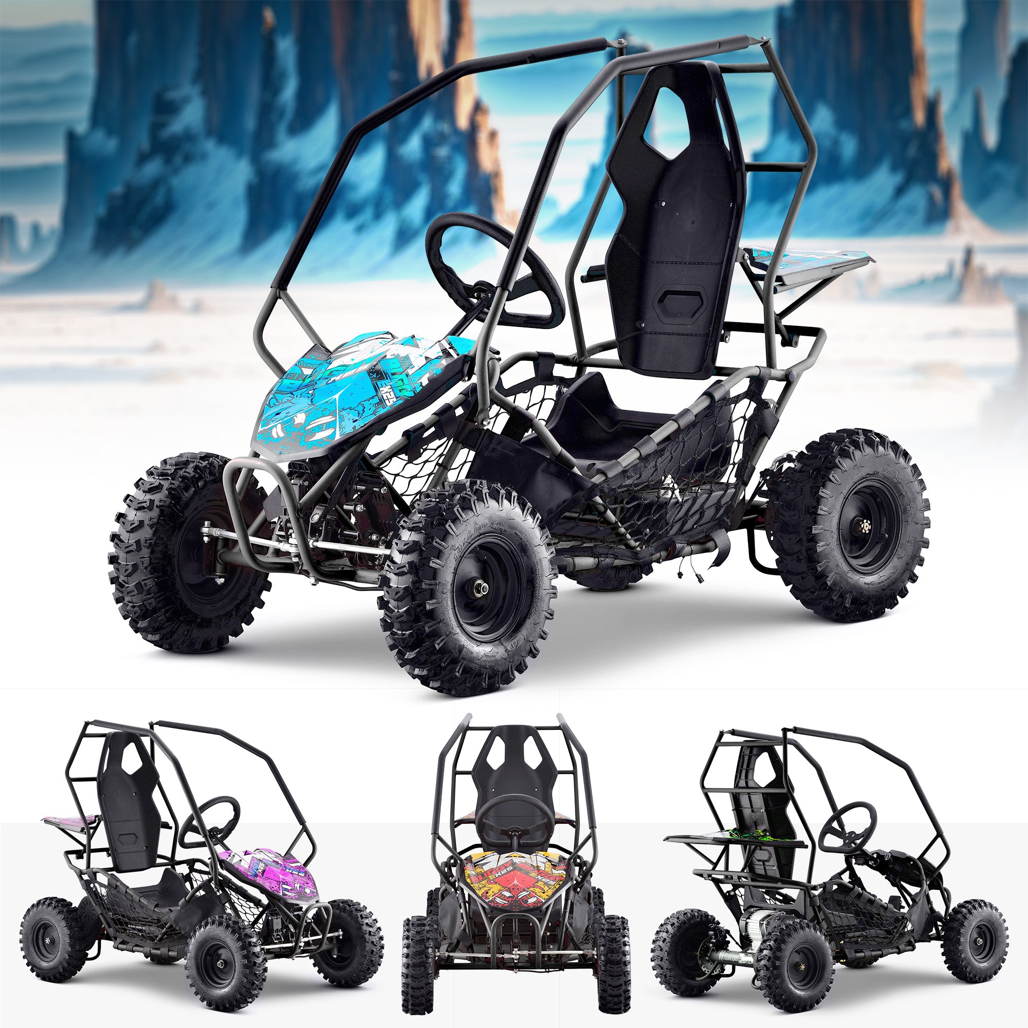 OneBuggy™ | EX2S | 1000 W | 36 V | Elektrischer UTV-Buggy