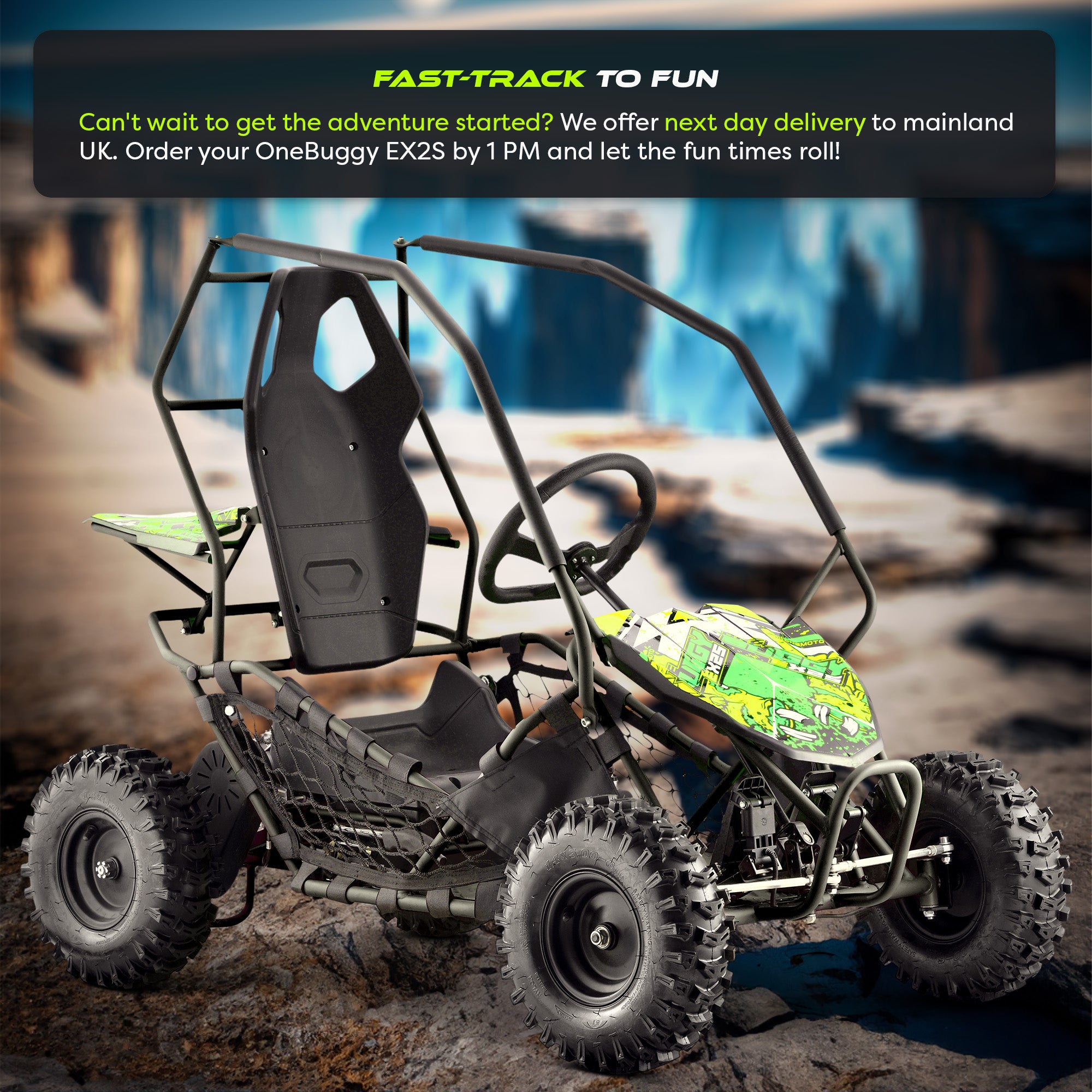 OneBuggy™ | EX2S | 1000W | 36V | Electric UTV Buggy