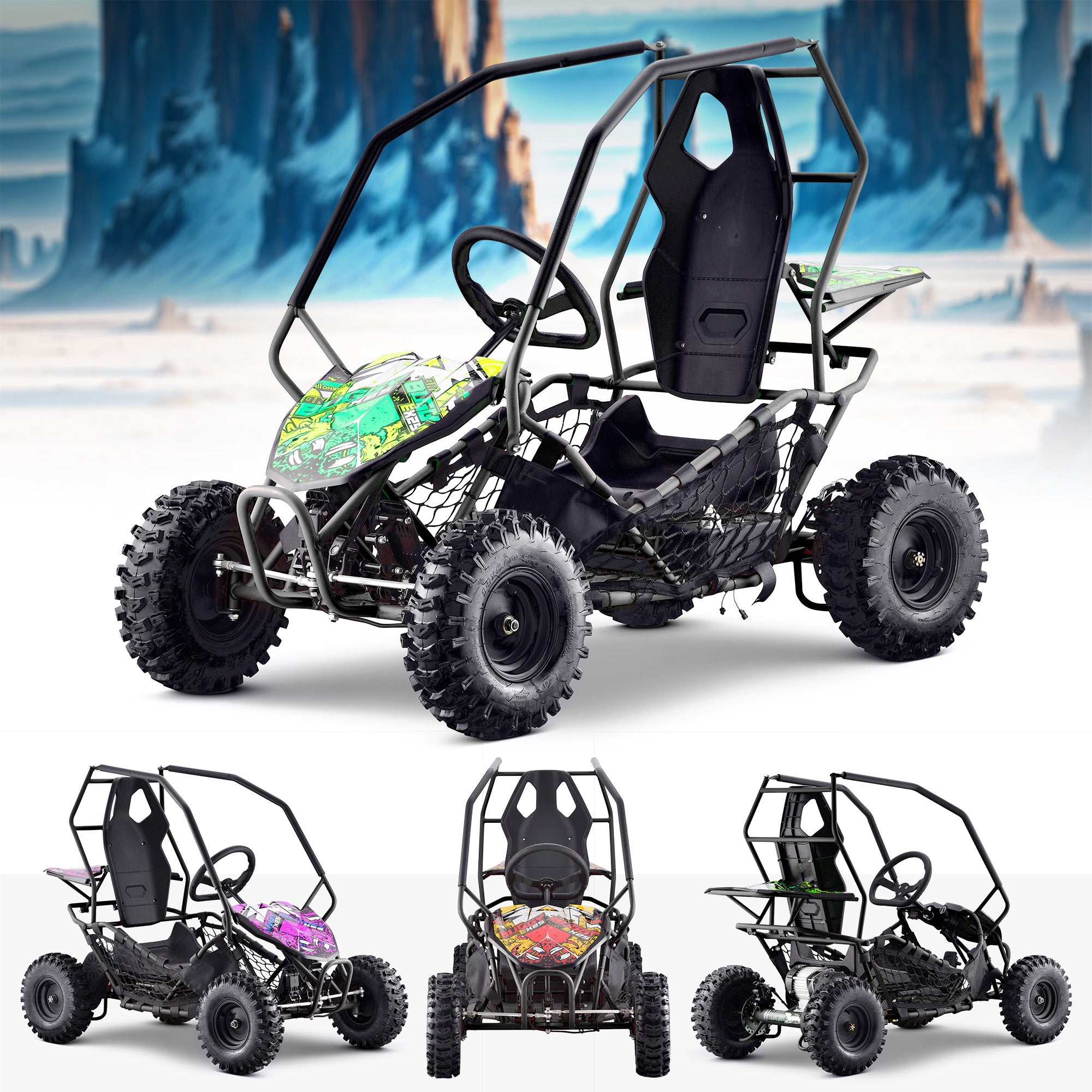 OneBuggy™ | EX2S | 1000 W | 36 V | Elektrischer UTV-Buggy