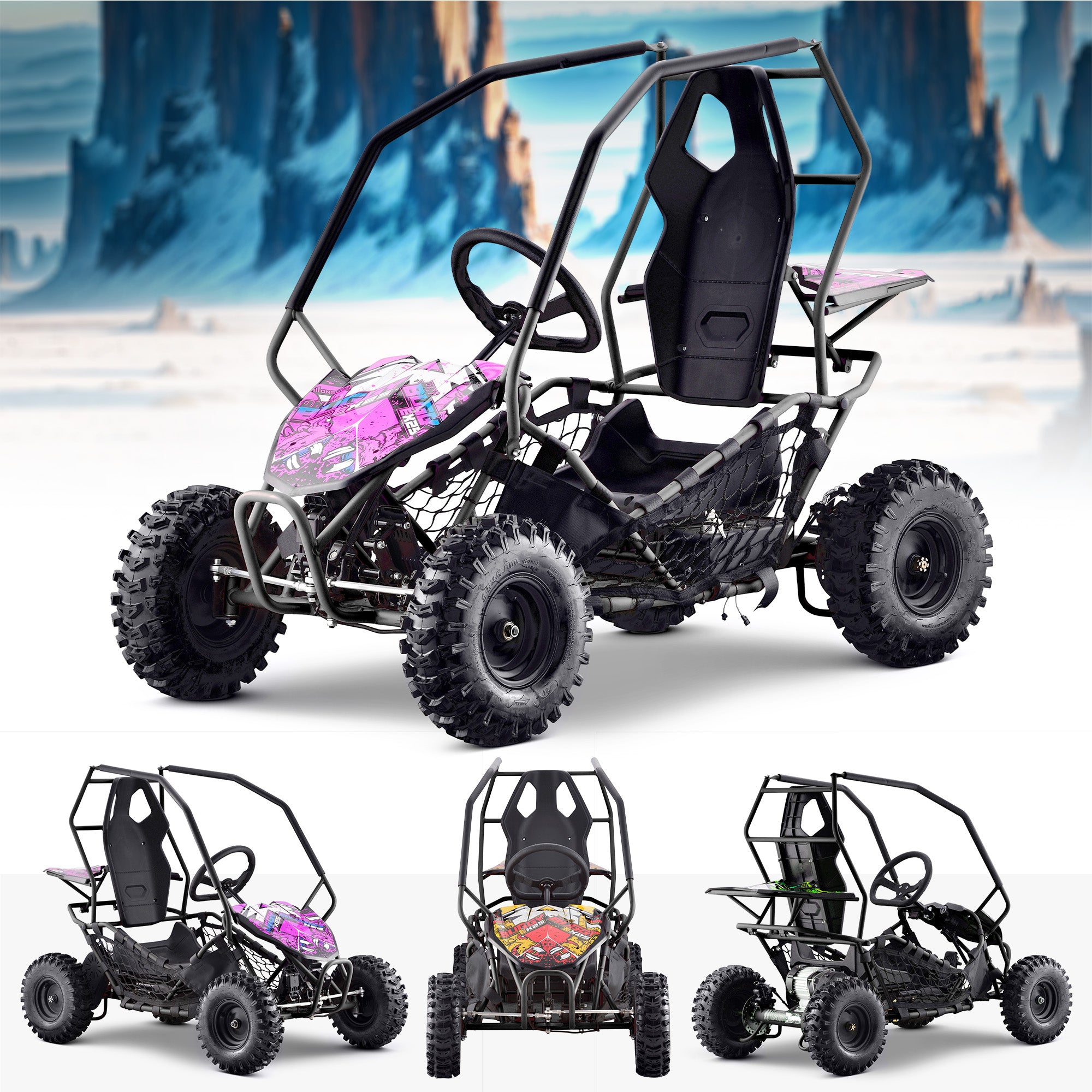 OneBuggy™ | EX2S | 1000 W | 36 V | Elektrischer UTV-Buggy