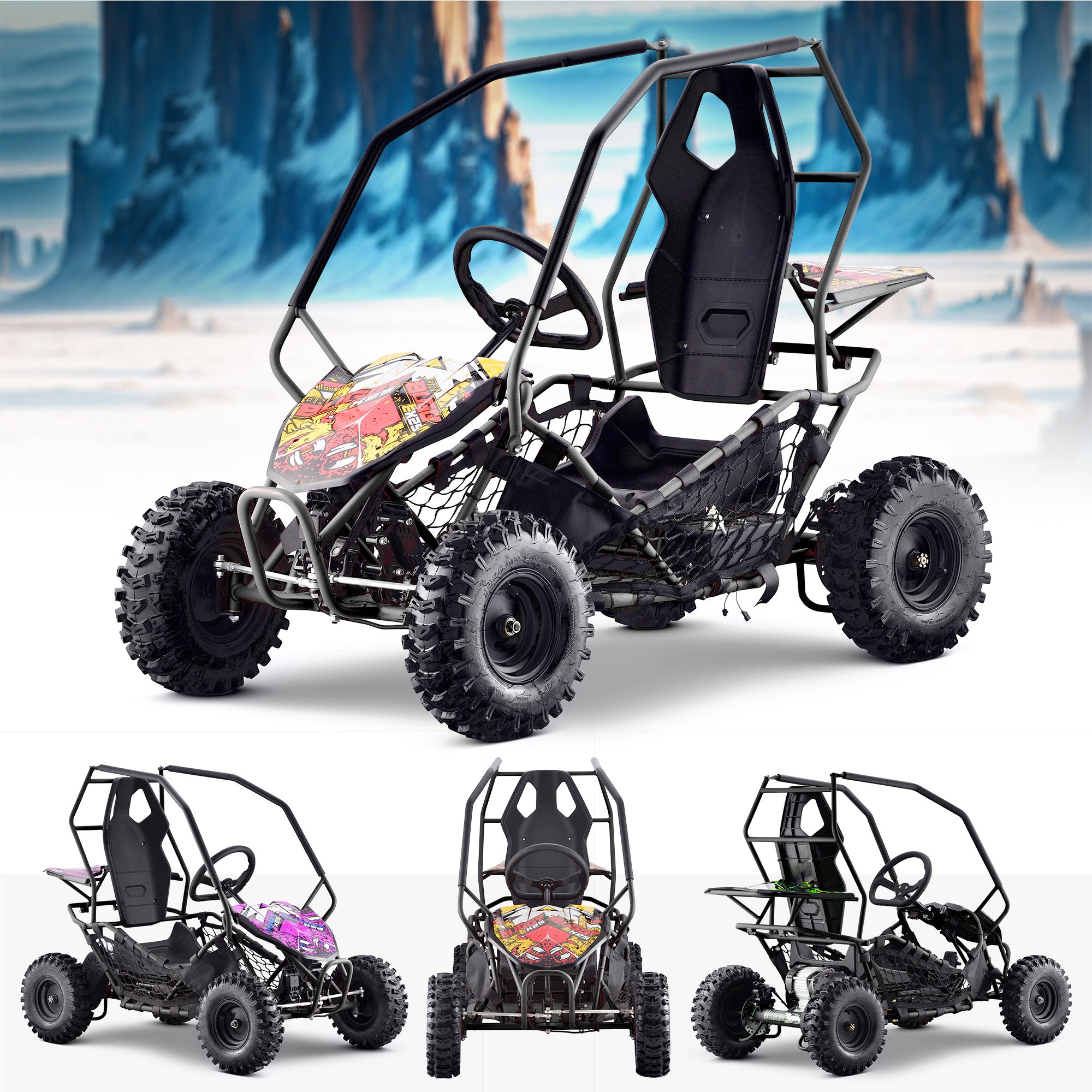 OneBuggy™ | EX2S | 1000W | 36V | Electric UTV Buggy