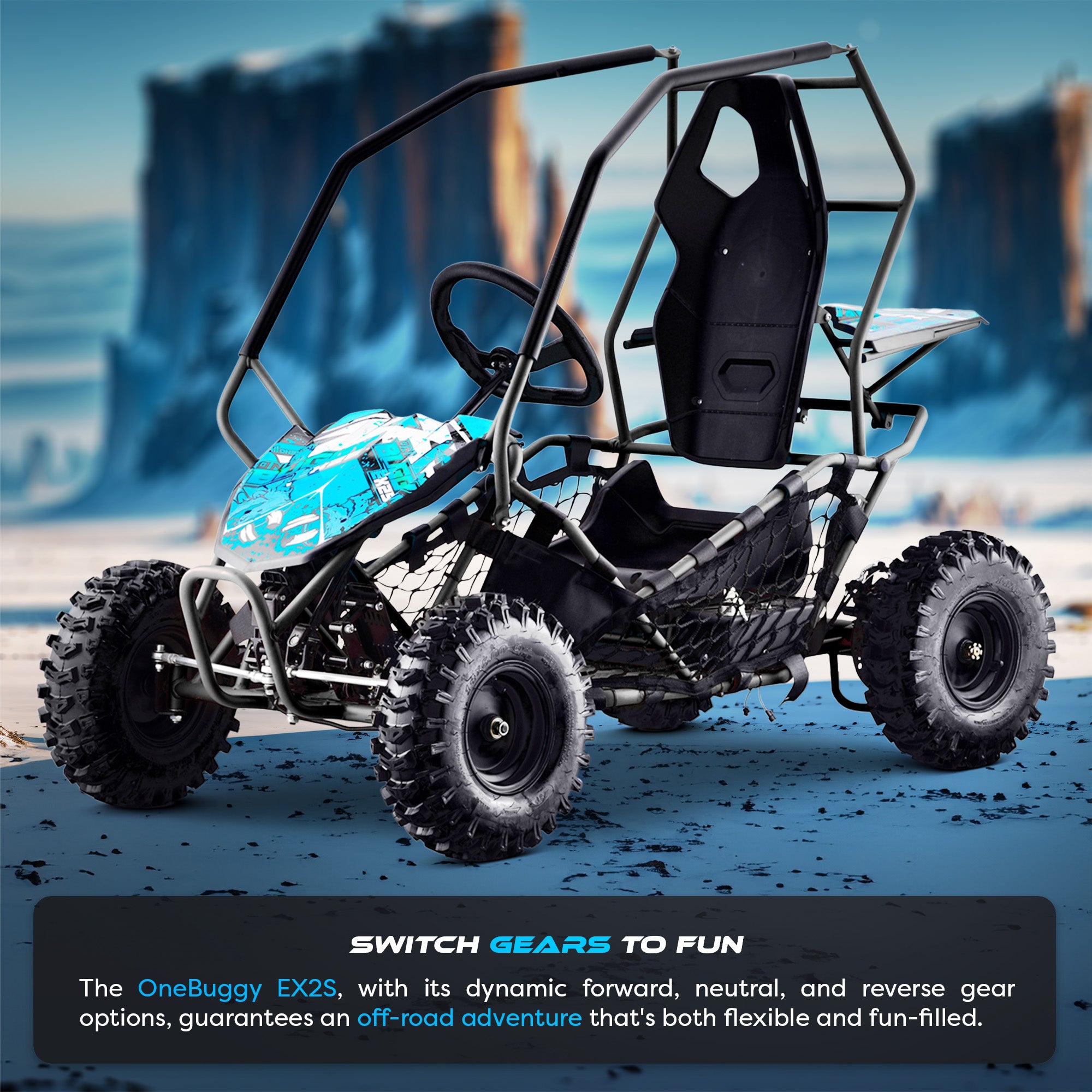 OneBuggy™ | EX2S | 1000W | 36V | Electric UTV Buggy