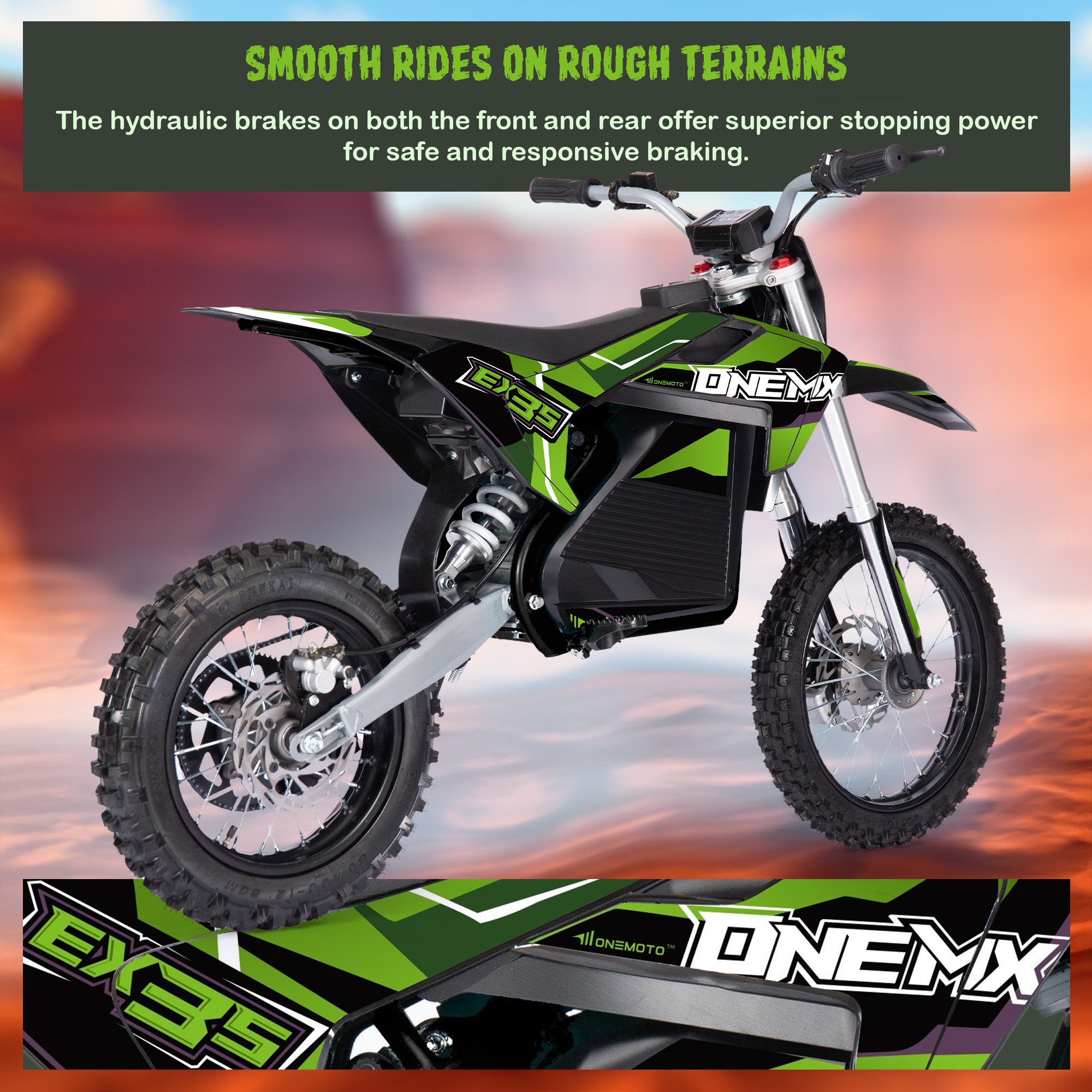 48V 1600W Lithium Electric Dirt Bike | OneMX™ EX3S