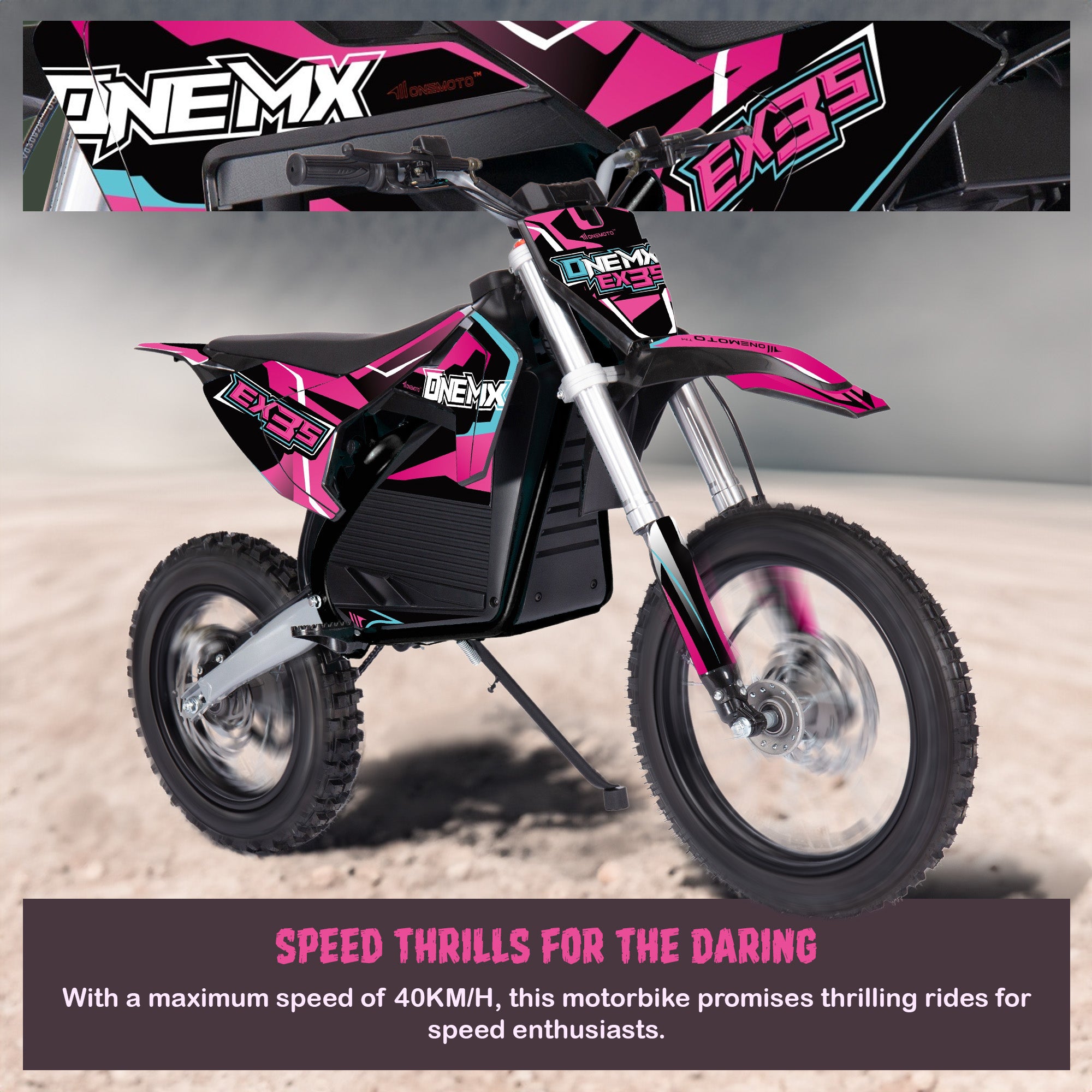 48V 1600W Lithium Electric Dirt Bike | OneMX™ EX3S