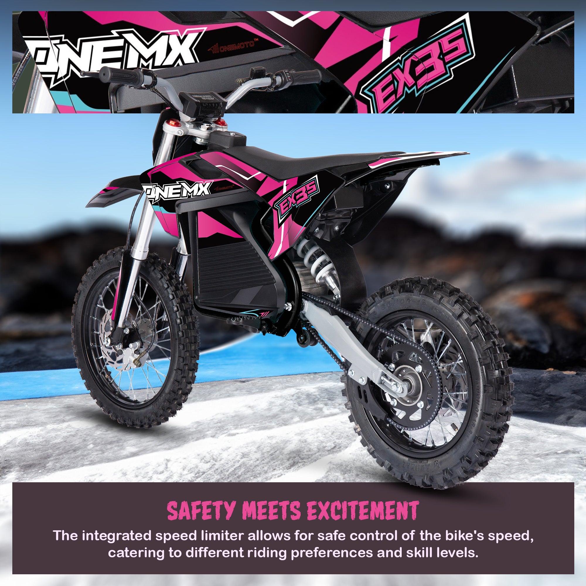 48V 1600W Lithium Electric Dirt Bike | OneMX™ EX3S