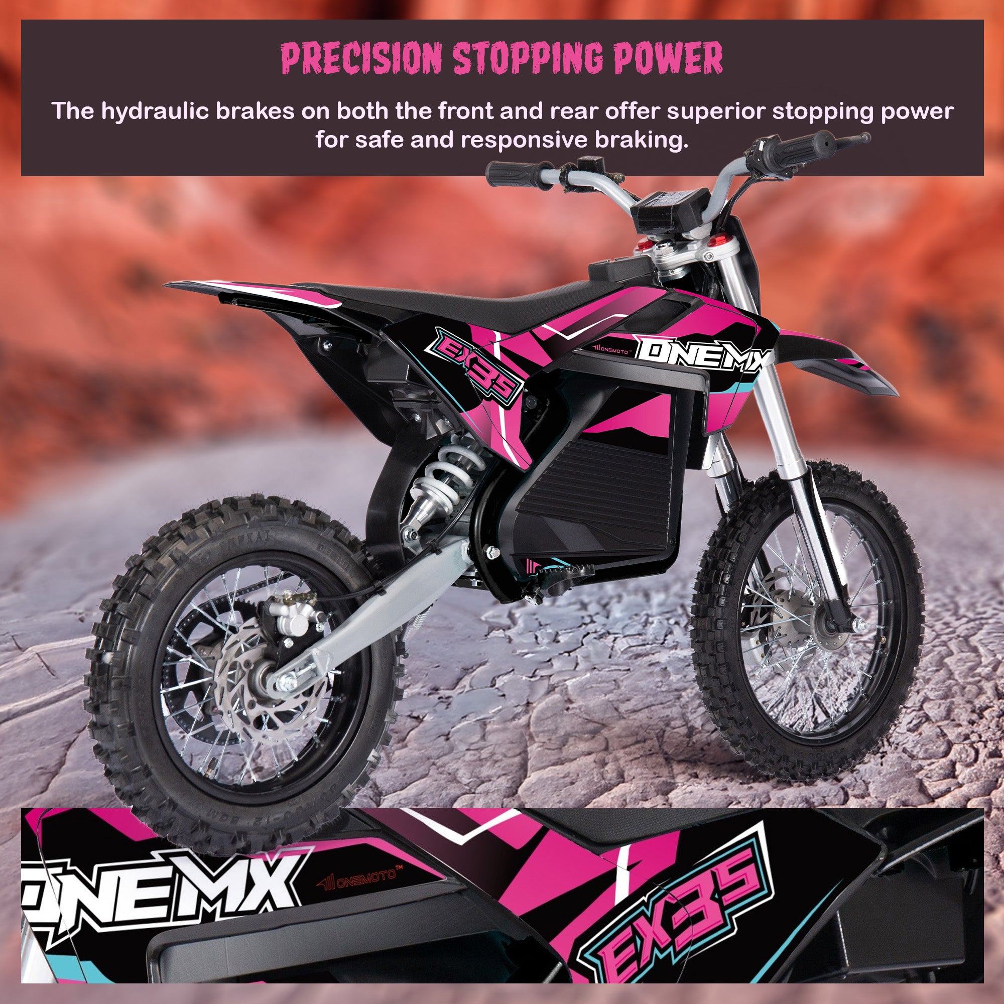 48V 1600W Lithium Electric Dirt Bike | OneMX™ EX3S