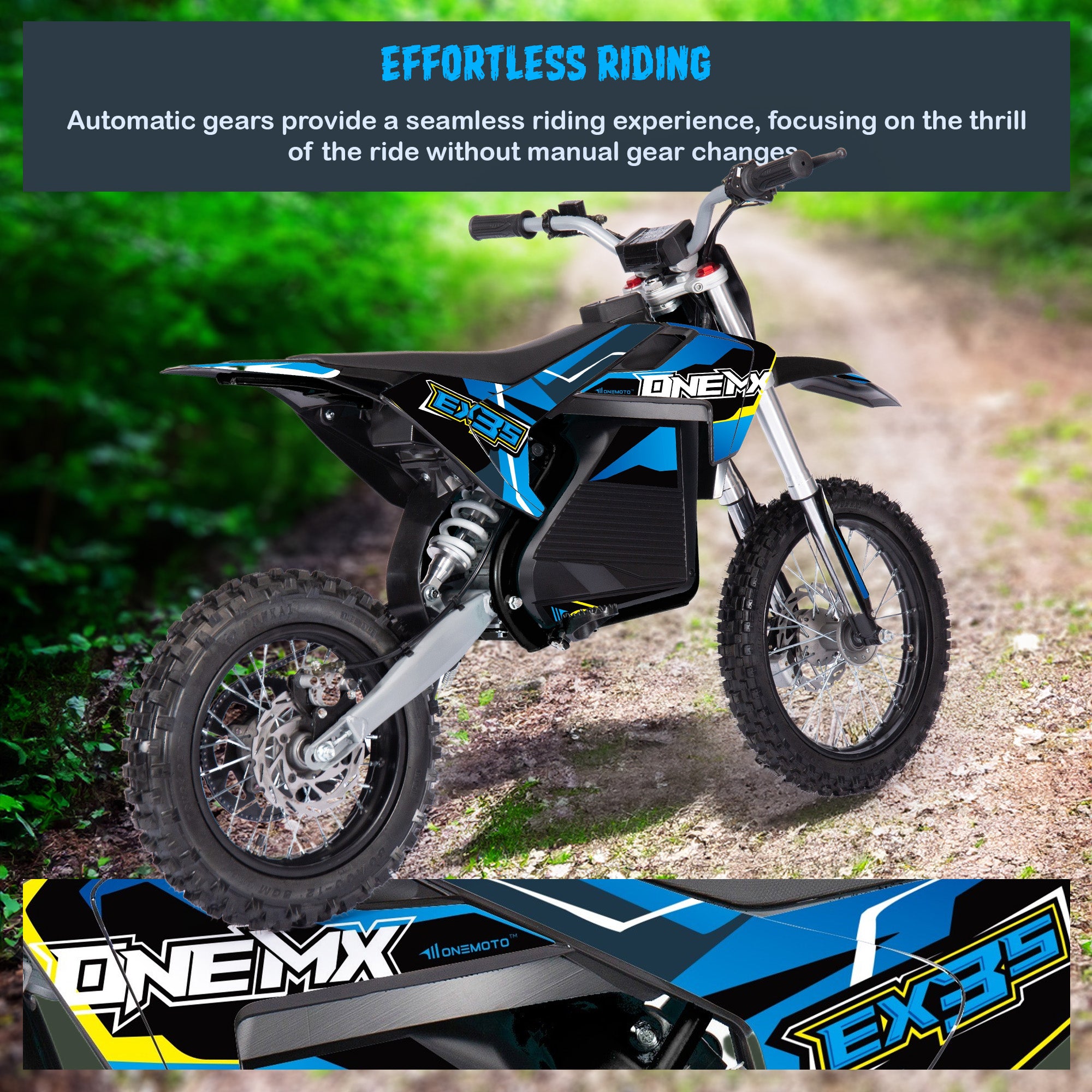 48V 1600W Lithium Electric Dirt Bike | OneMX™ EX3S
