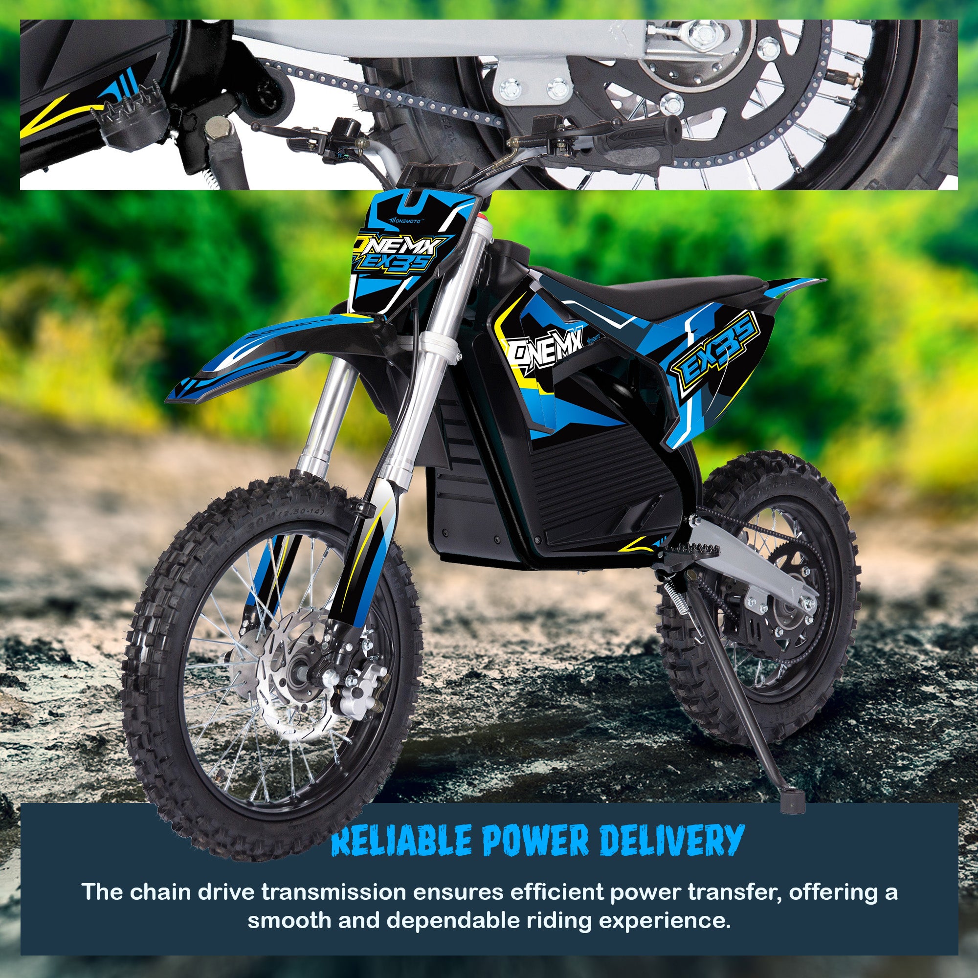 48V 1600W Lithium Electric Dirt Bike | OneMX™ EX3S