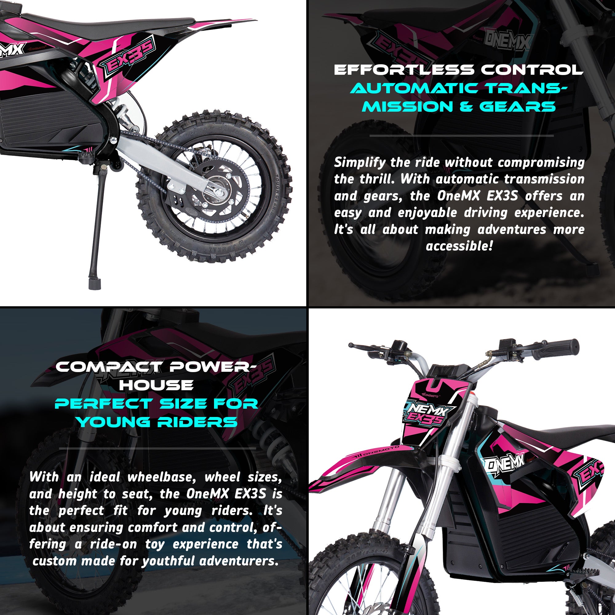 48V 1600W Lithium Electric Dirt Bike | OneMX™ EX3S