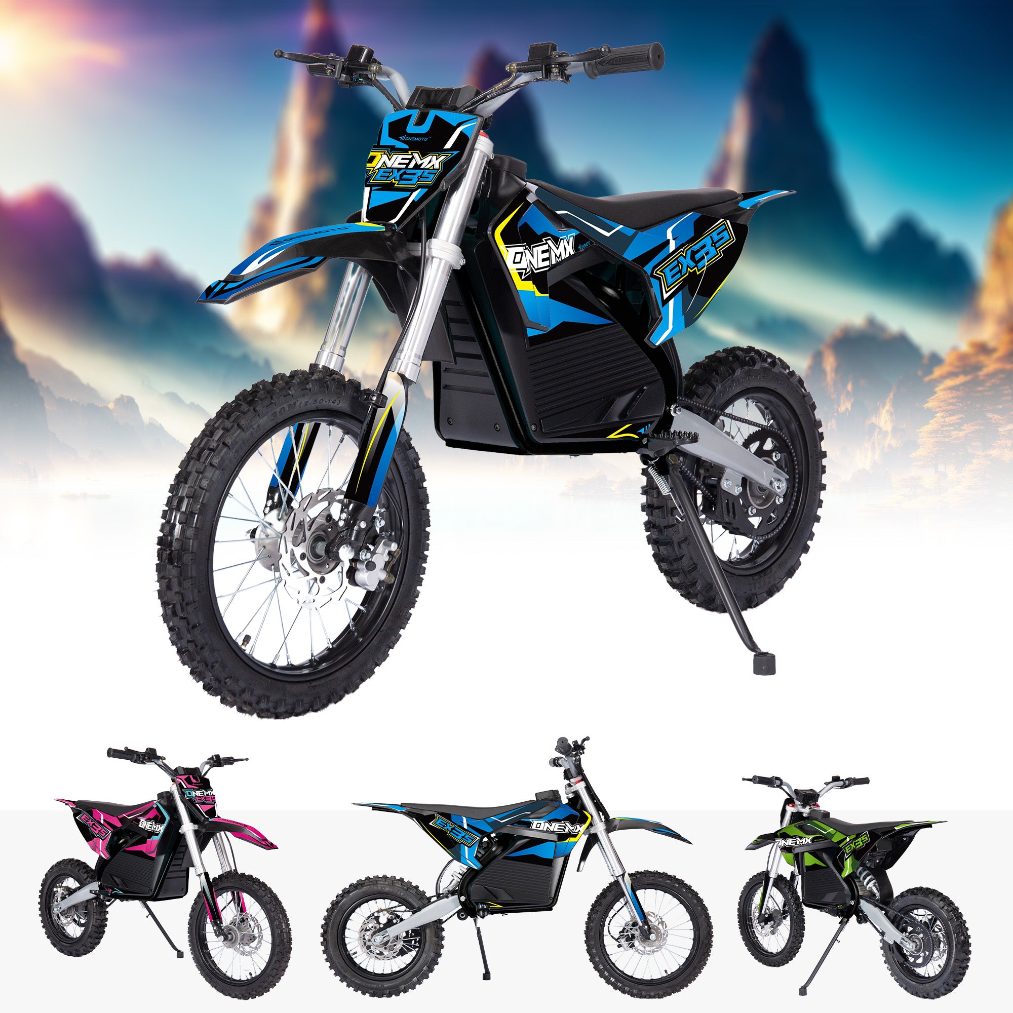 48V 1600W Lithium Electric Dirt Bike | OneMX™ EX3S