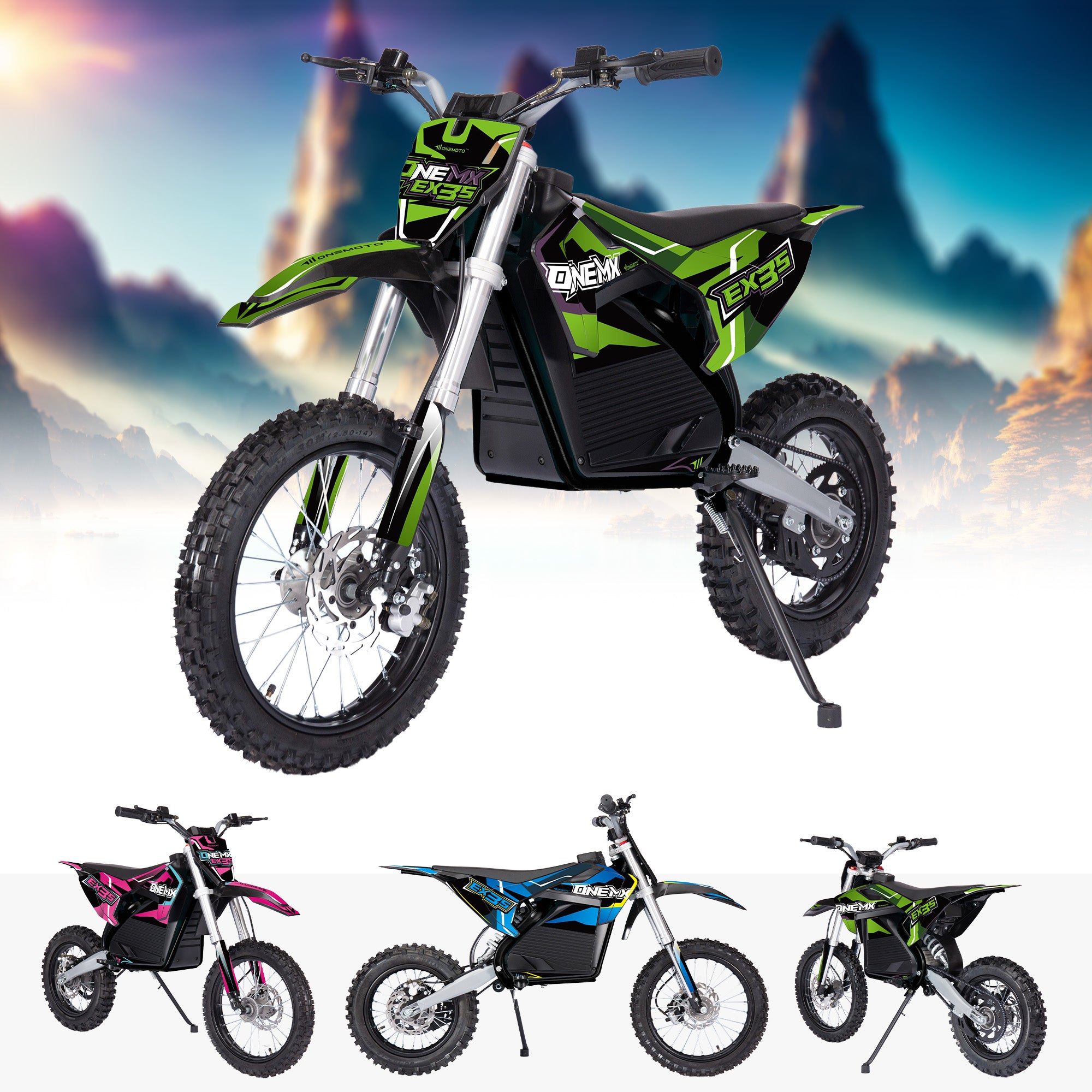 48V 1600W Lithium Electric Dirt Bike | OneMX™ EX3S
