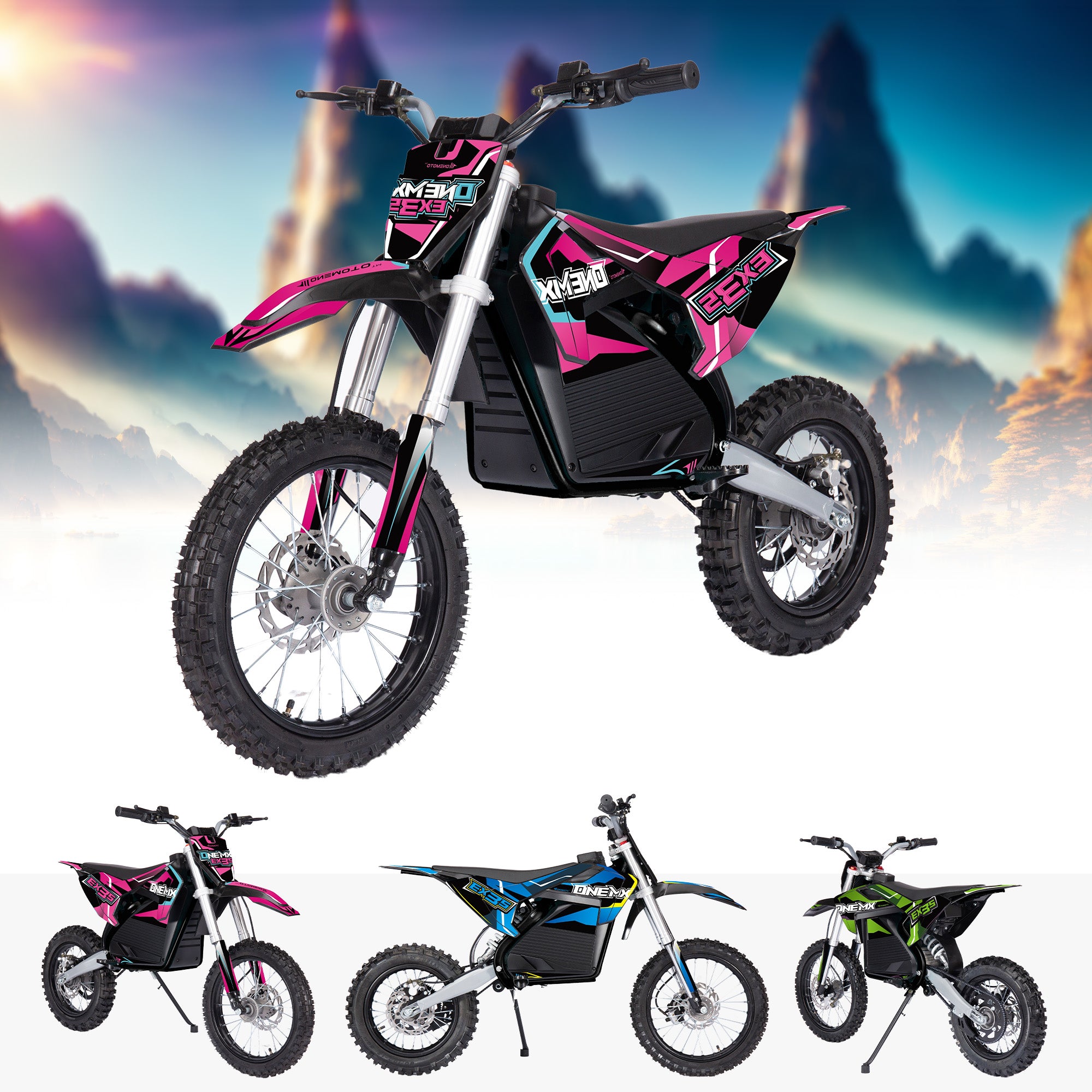48V 1600W Lithium Electric Dirt Bike | OneMX™ EX3S