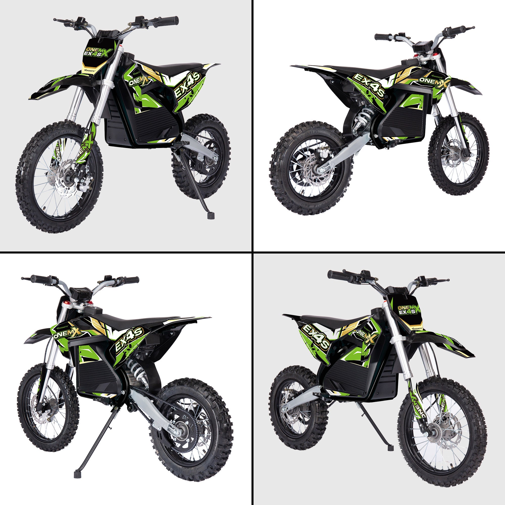 2000 W Dirtbike, 60 V, Lithiumelektrisch