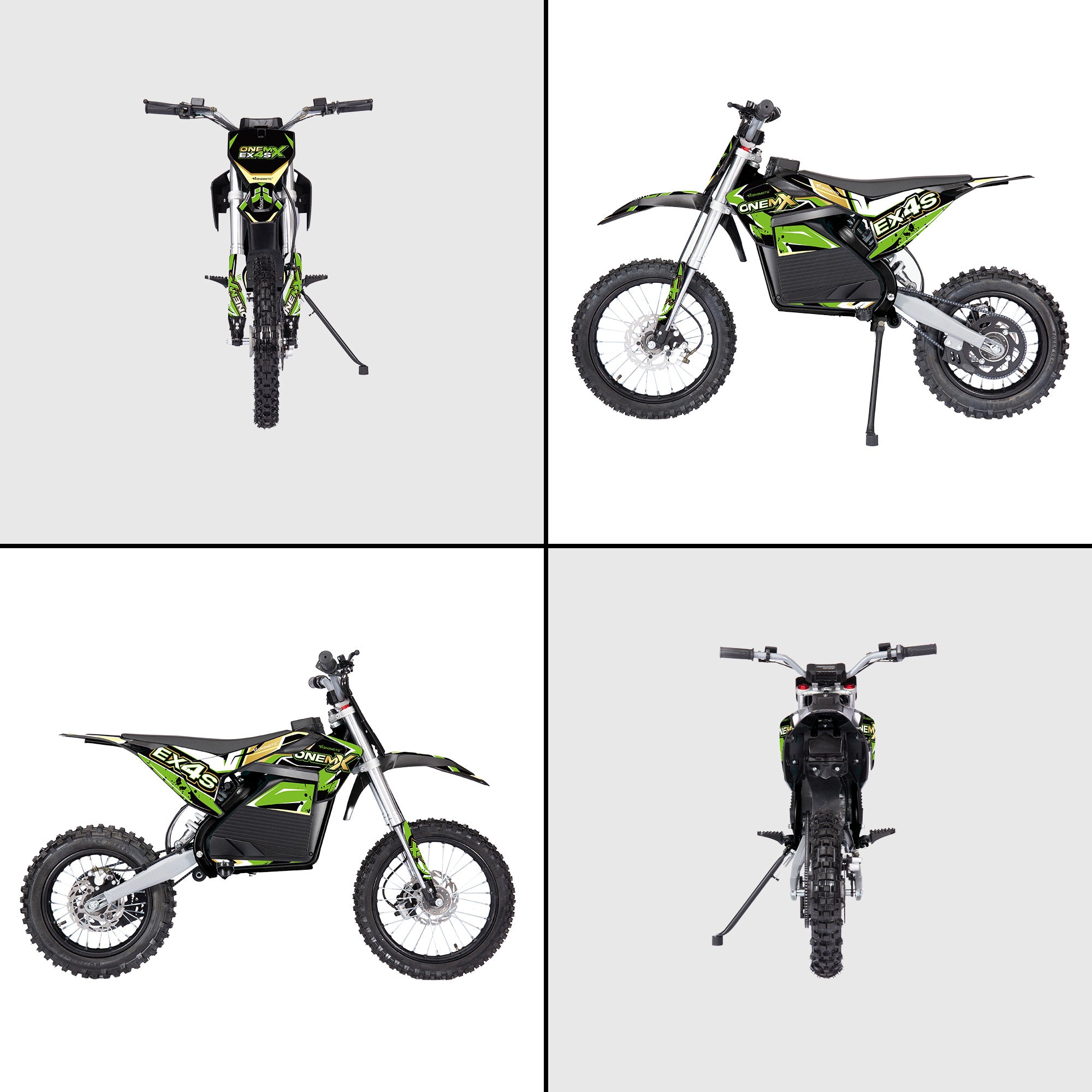 2000 W Dirtbike, 60 V, Lithiumelektrisch