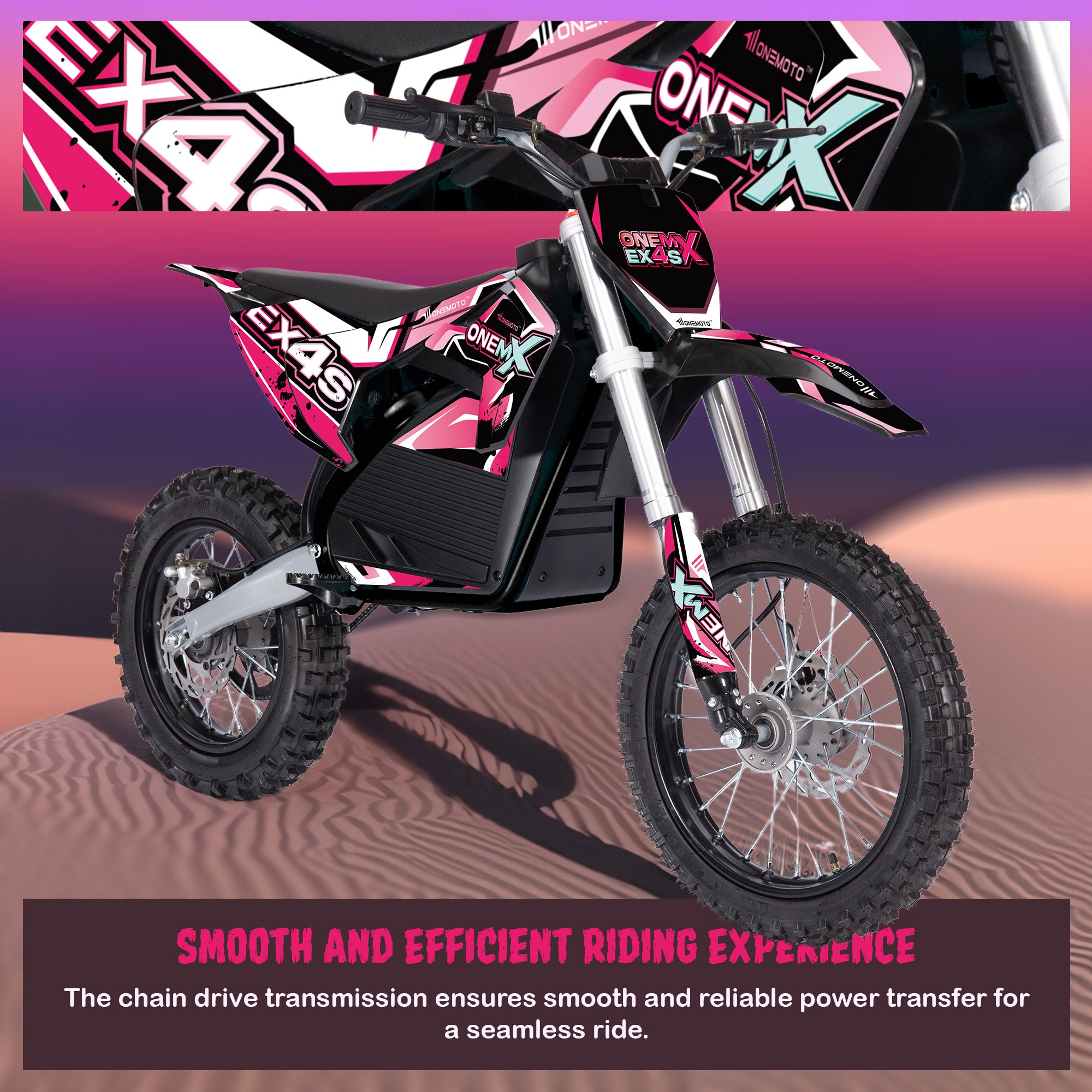 2000 W Dirtbike, 60 V, Lithiumelektrisch