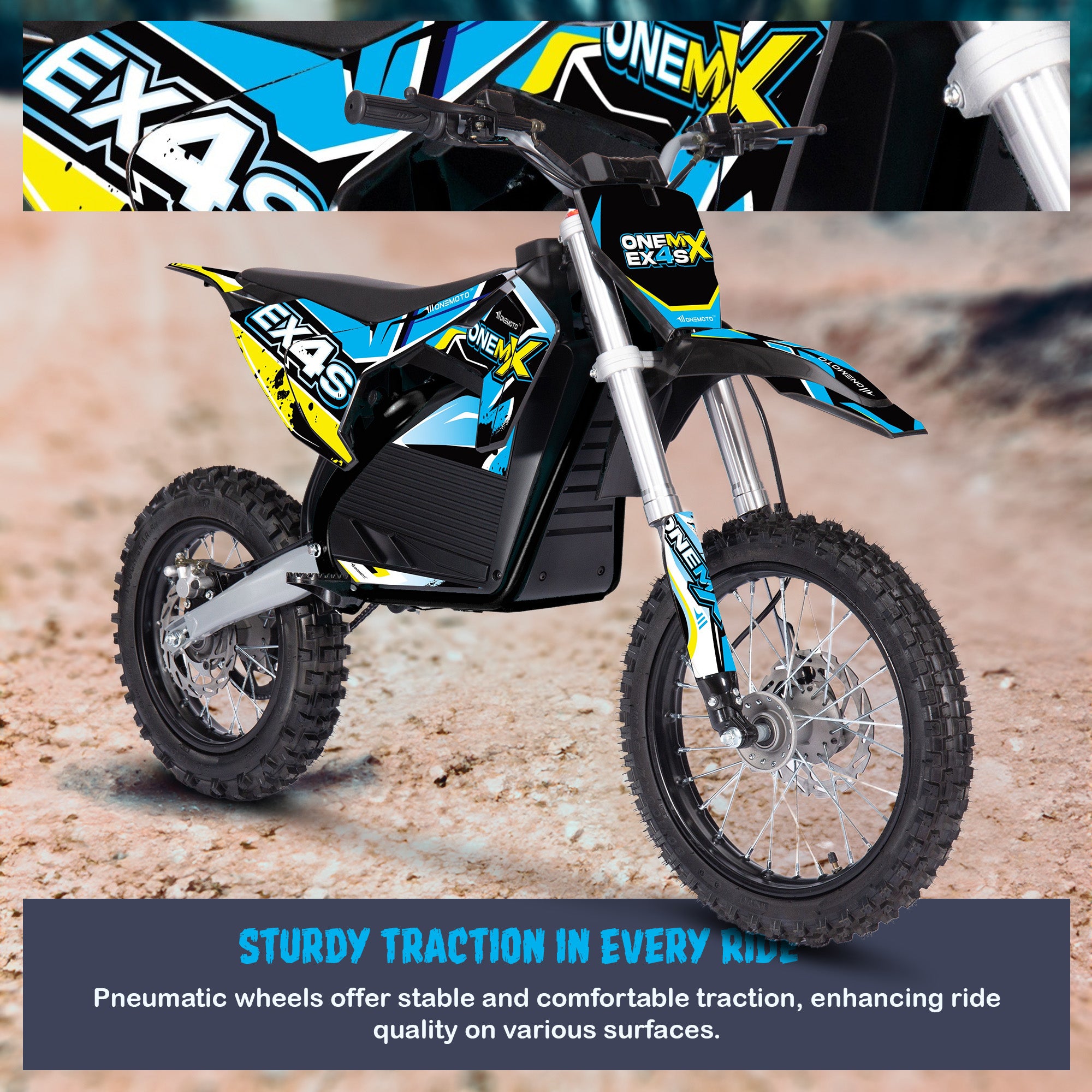 2000 W Dirtbike, 60 V, Lithiumelektrisch