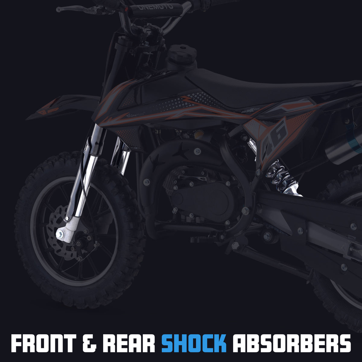50cc 2-Stroke Kids Petrol Motorbike | OneMX™ PX1S - DISPLAY MODEL
