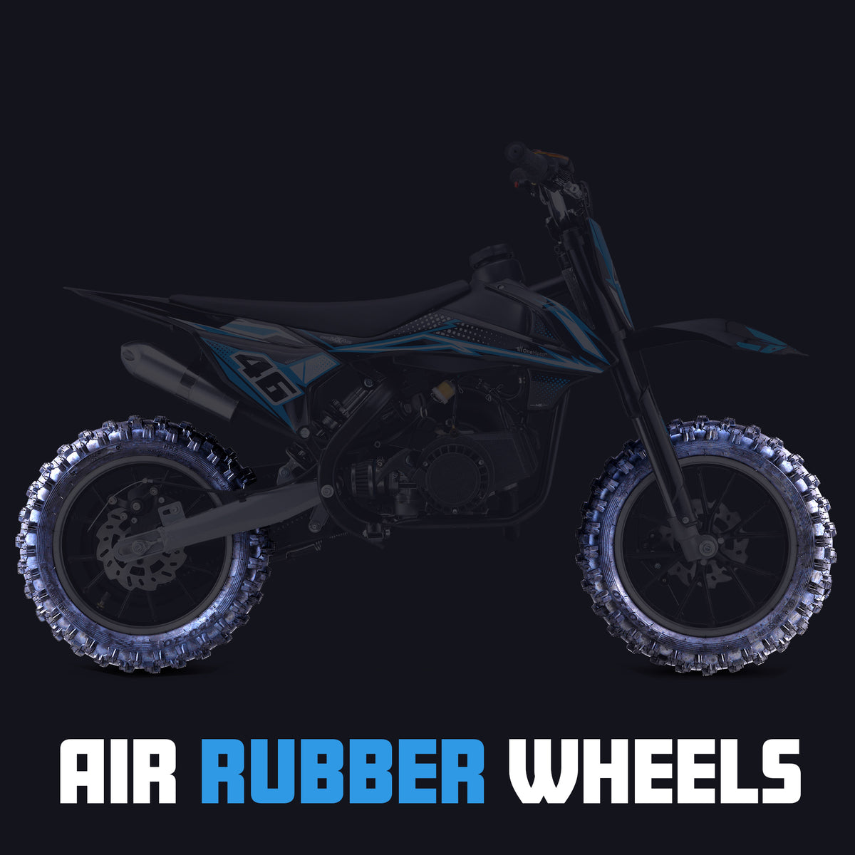 50cc 2-Stroke Kids Petrol Motorbike | OneMX™ PX1S - DISPLAY MODEL