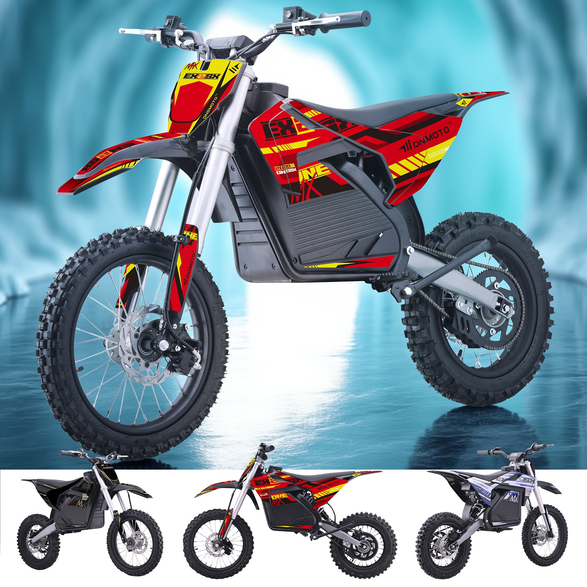 1200W 36V/10AH Lithium Electric Pit Bike | OneMX™ EX2SX