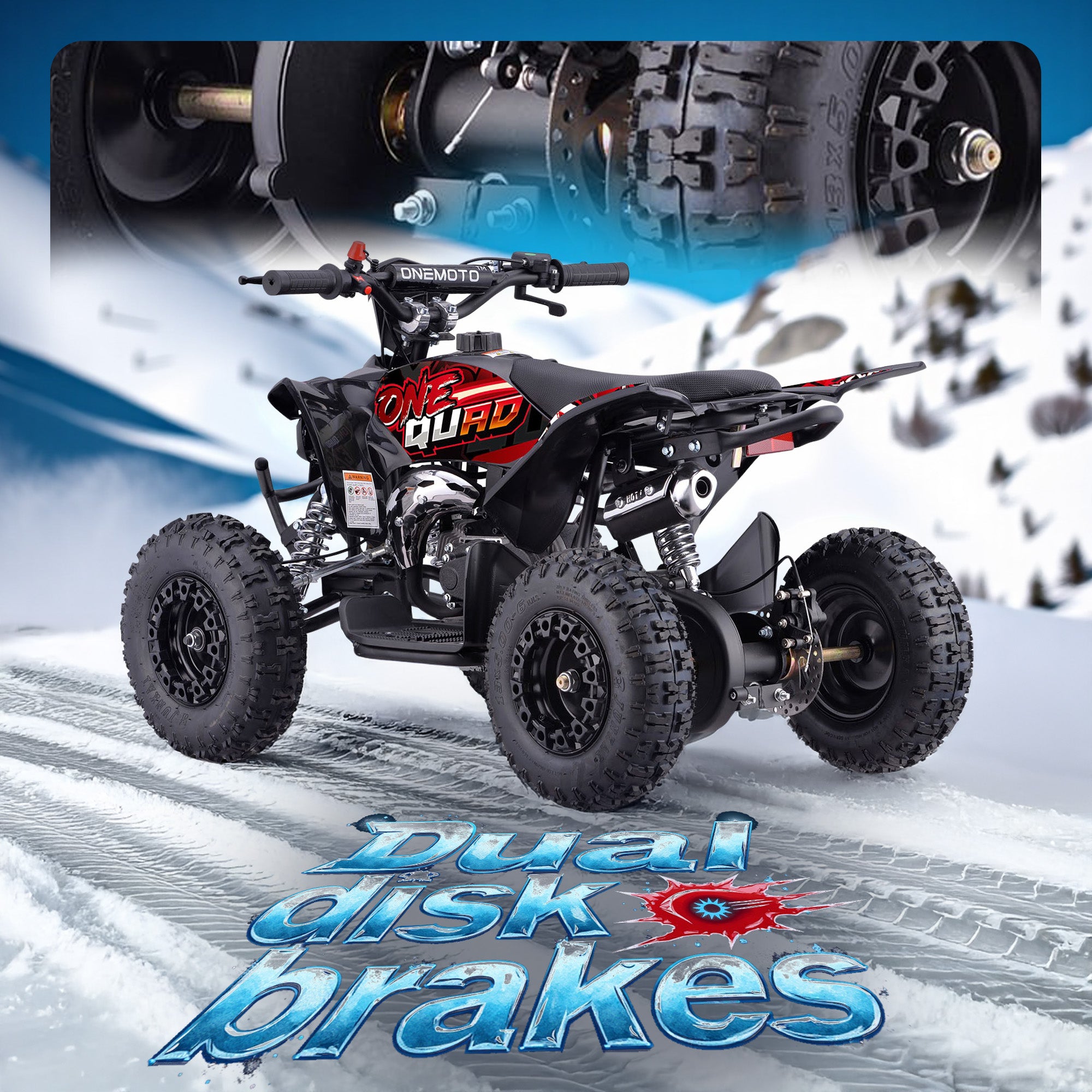 50cc 2-Stroke Kids Mini Quad Bike | OneQuad PX1SX