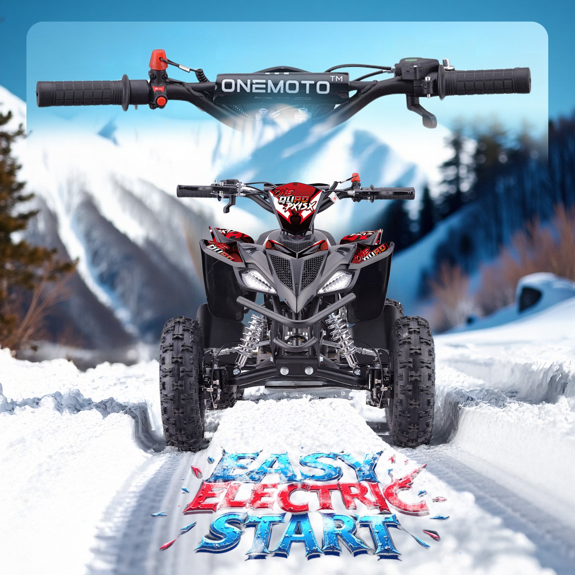 50cc 2-Stroke Kids Mini Quad Bike | OneQuad PX1SX