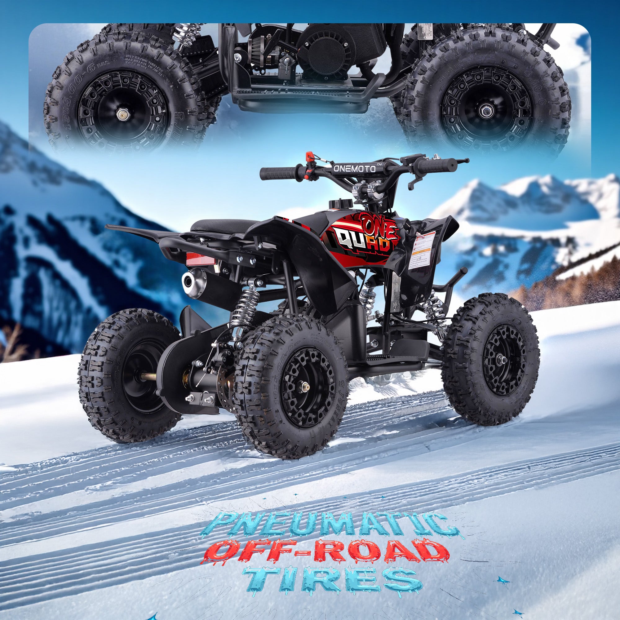 50cc 2-Stroke Kids Mini Quad Bike | OneQuad PX1SX