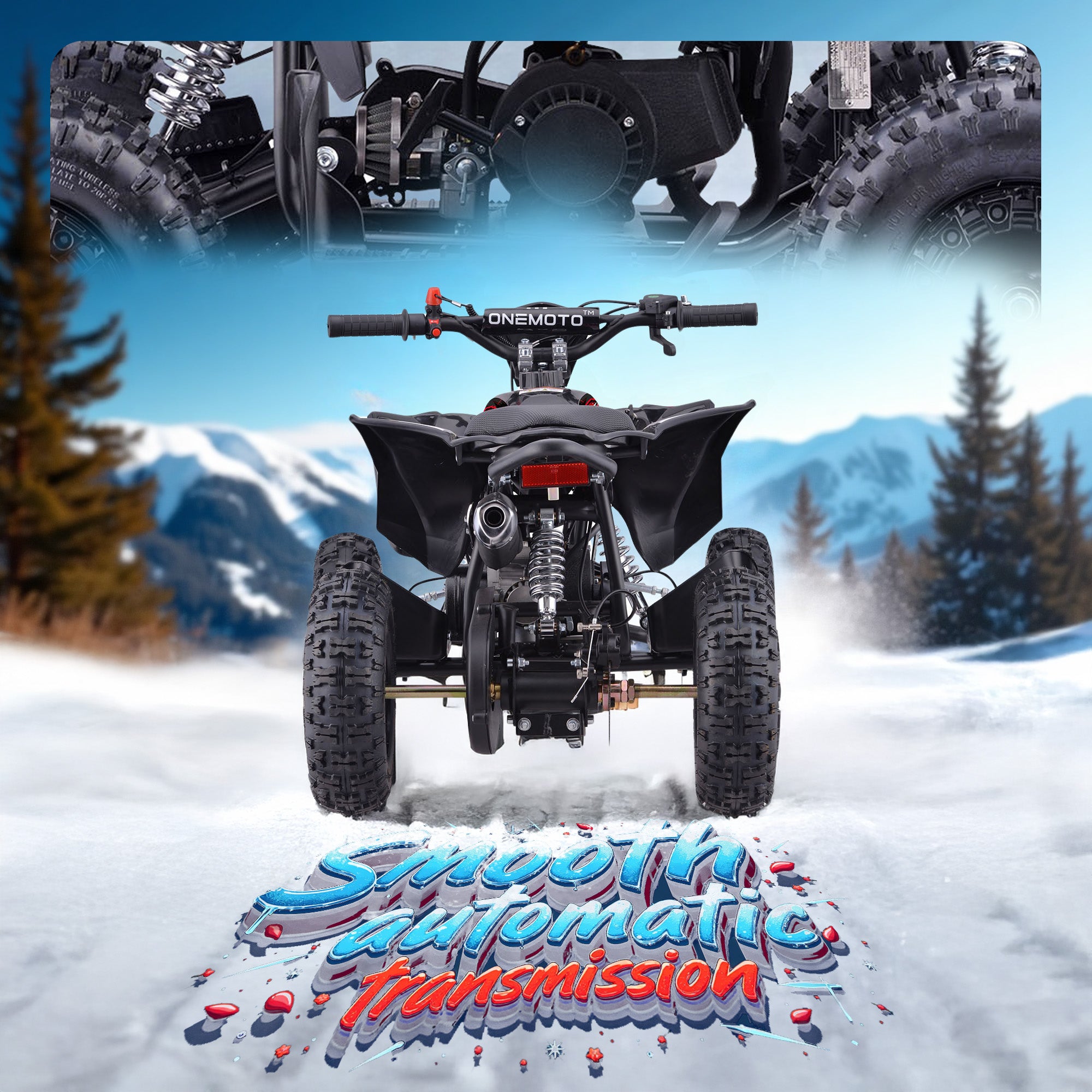 50cc 2-Stroke Kids Mini Quad Bike | OneQuad PX1SX