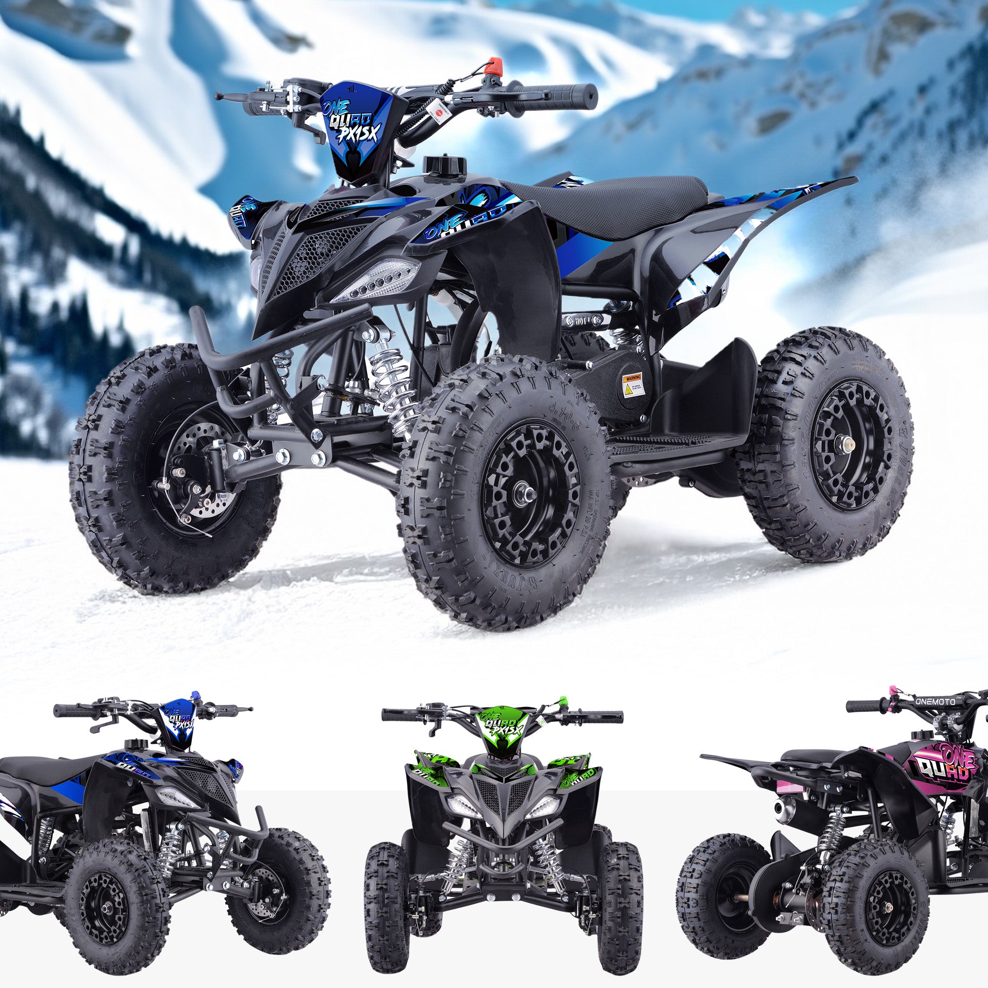 50cc 2-Stroke Kids Mini Quad Bike | OneQuad PX1SX