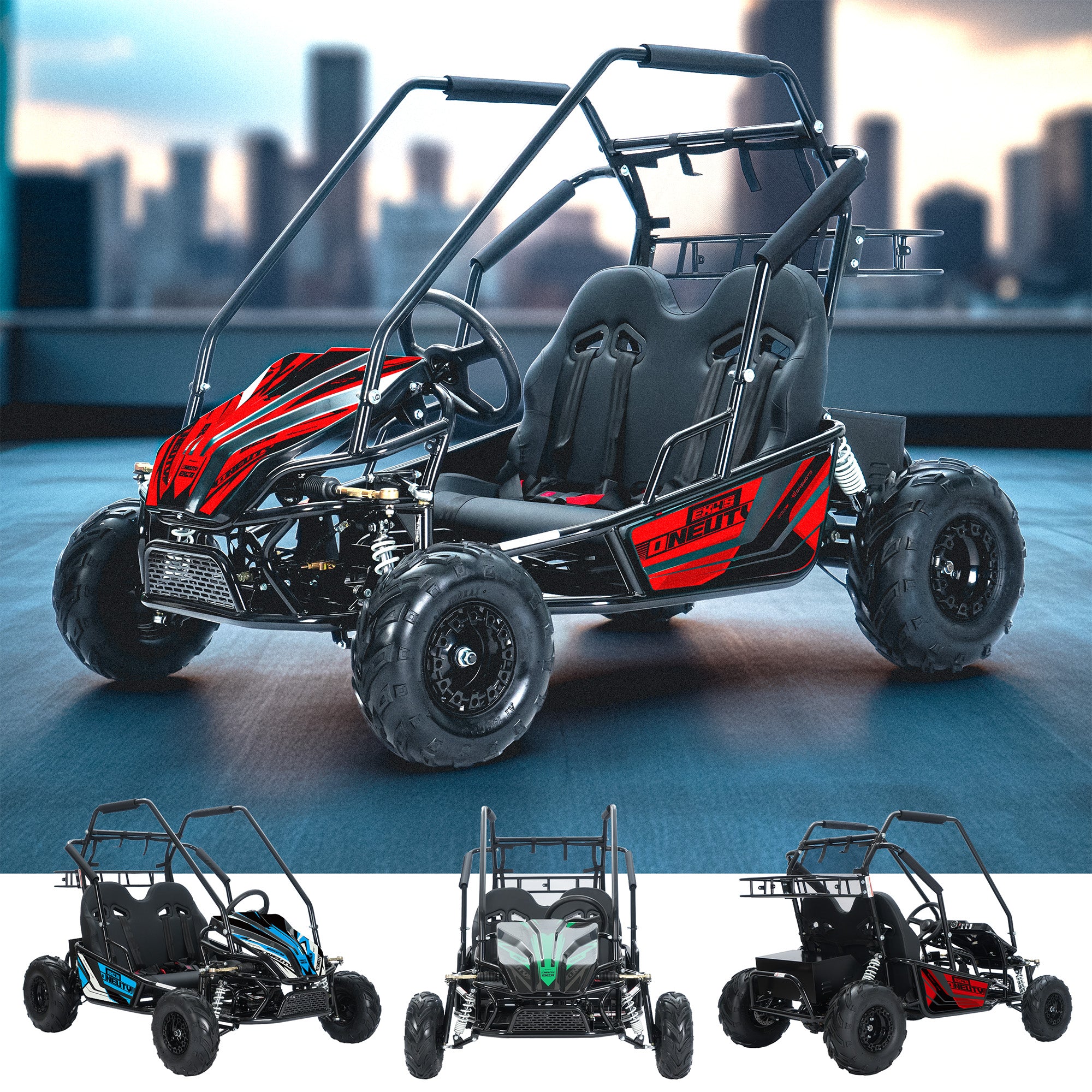 60V/20AH 2000W Electric 2 Seater Buggy/UTV | OneUTV EX4S
