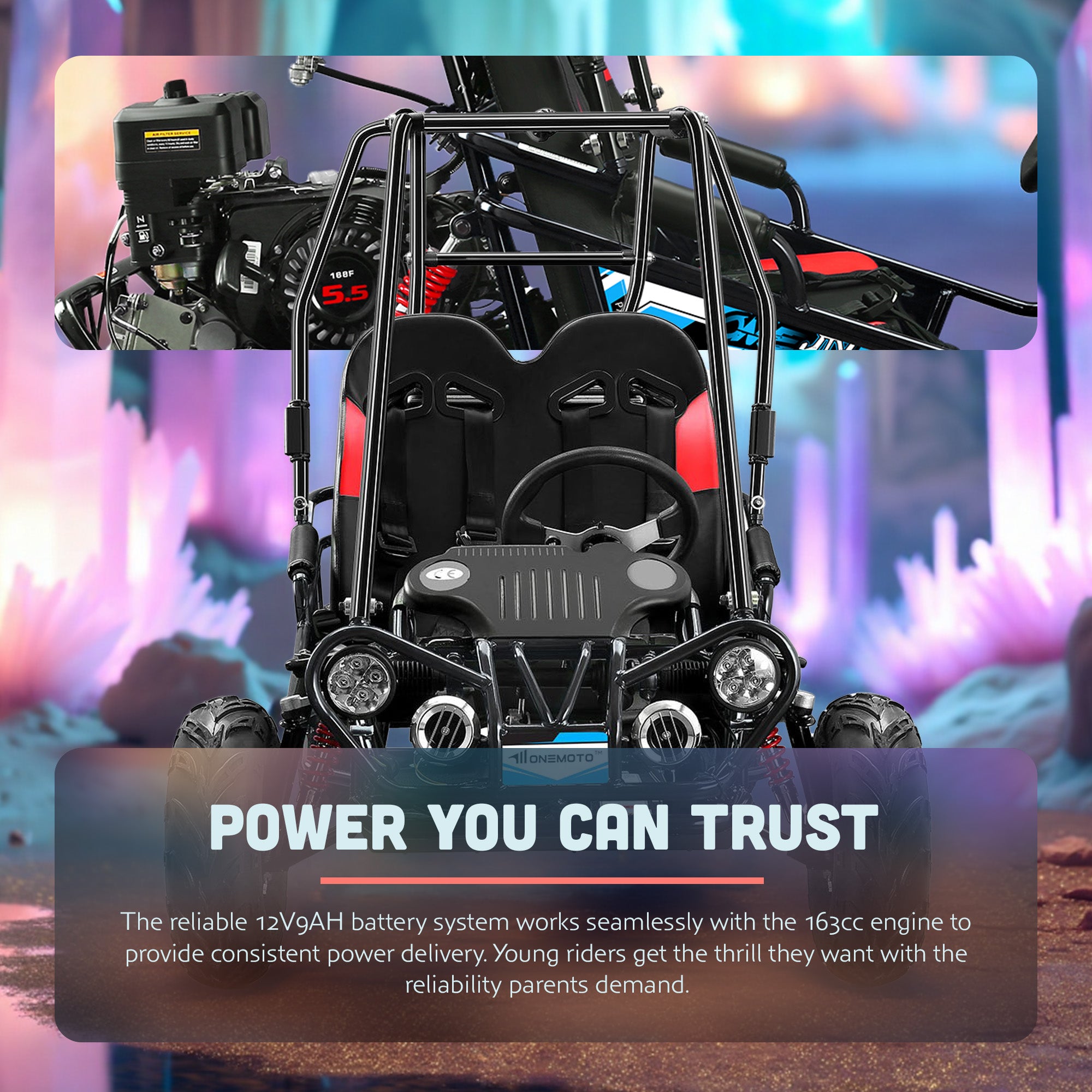 OneUTV™ | PX5S | 163cc | 4-Stroke | Petrol UTV Buggy