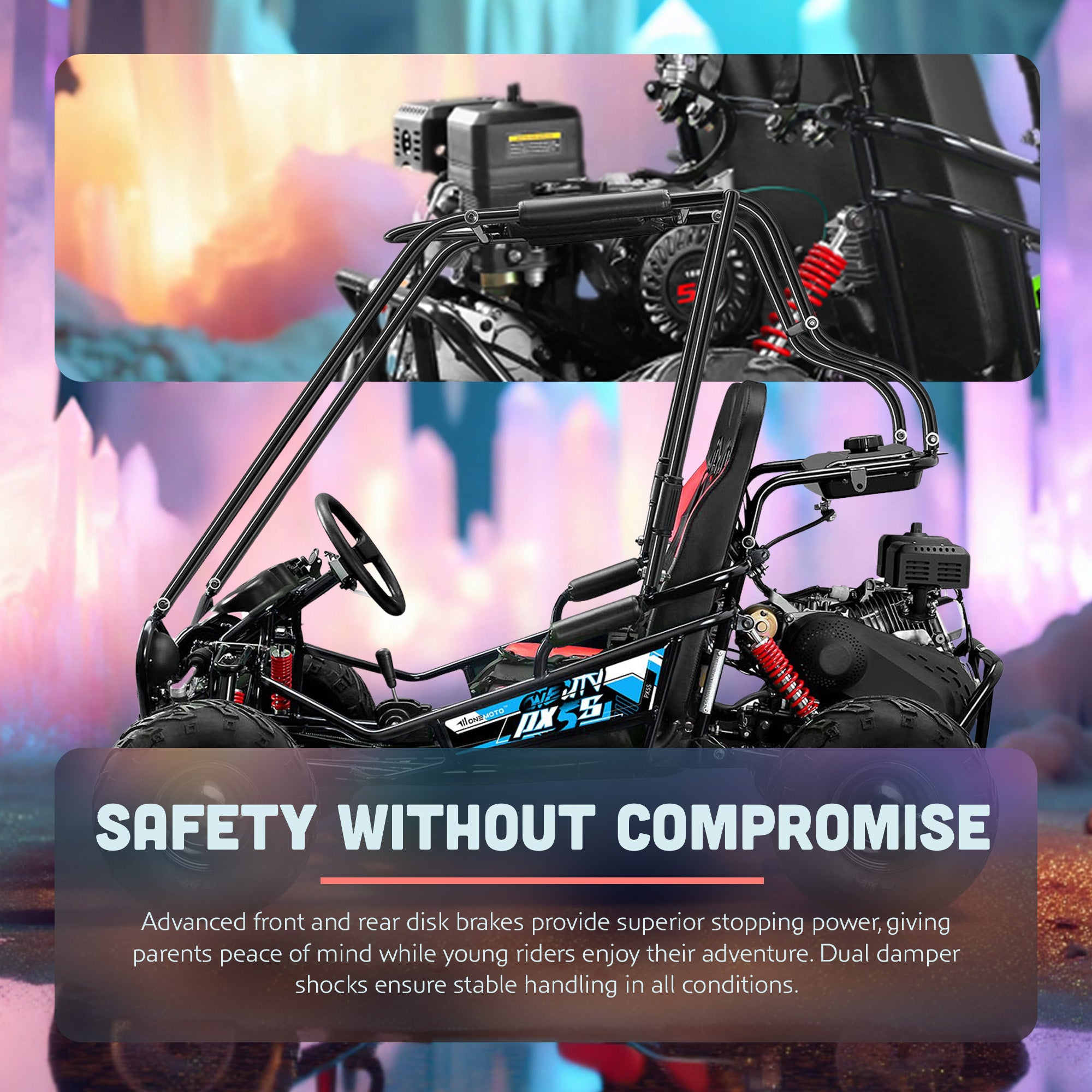 OneUTV™ | PX5S | 163cc | 4-Stroke | Petrol UTV Buggy