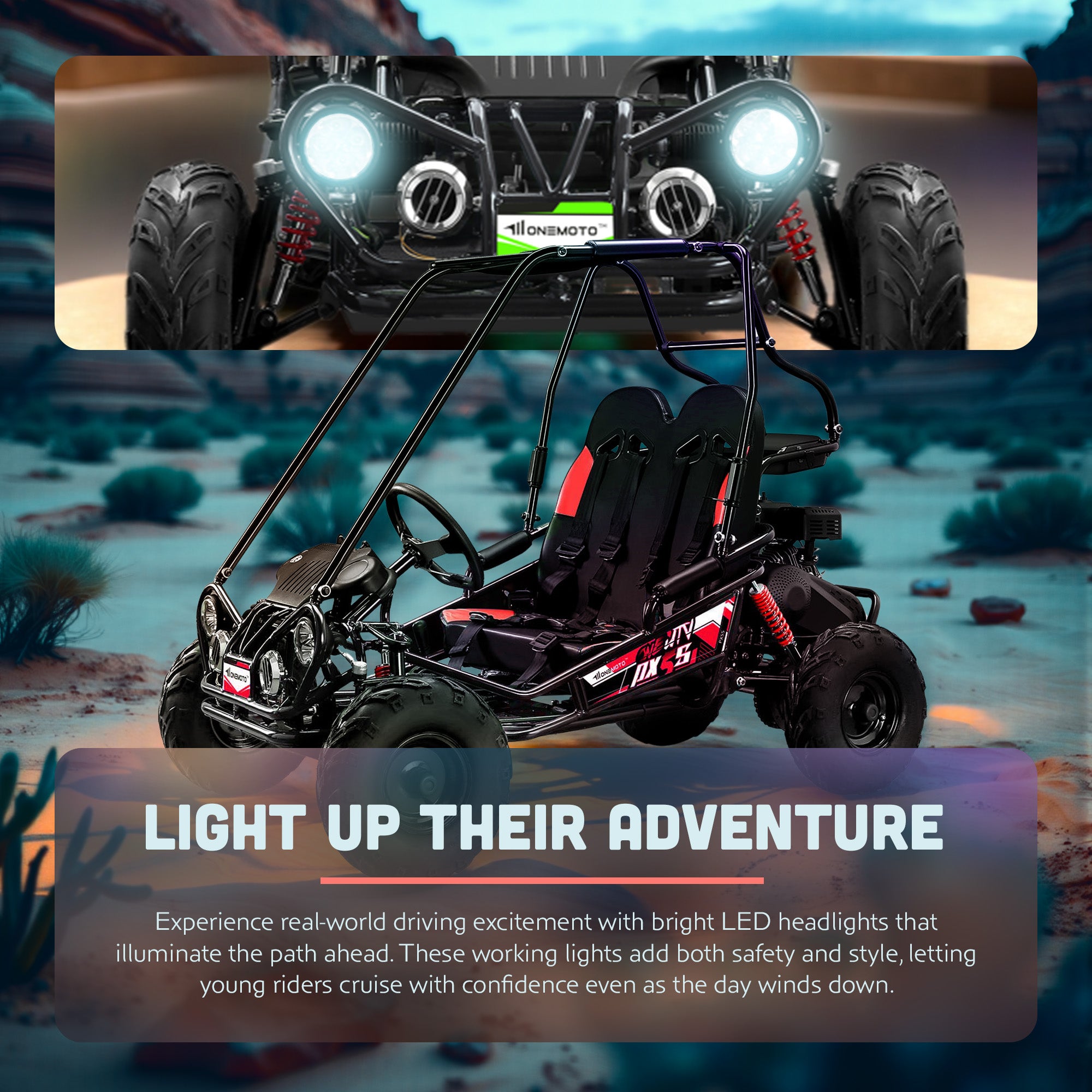 OneUTV™ | PX5S | 163cc | 4-Stroke | Petrol UTV Buggy