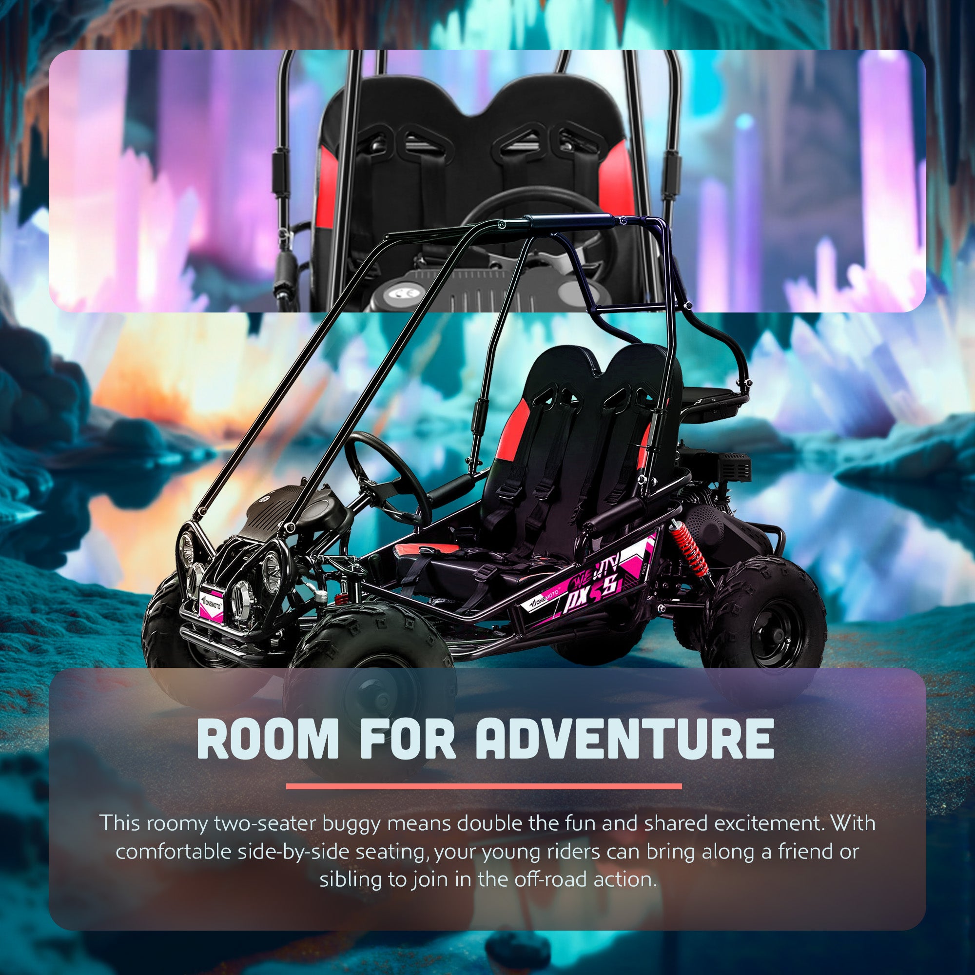 OneUTV™ | PX5S | 163cc | 4-Stroke | Petrol UTV Buggy