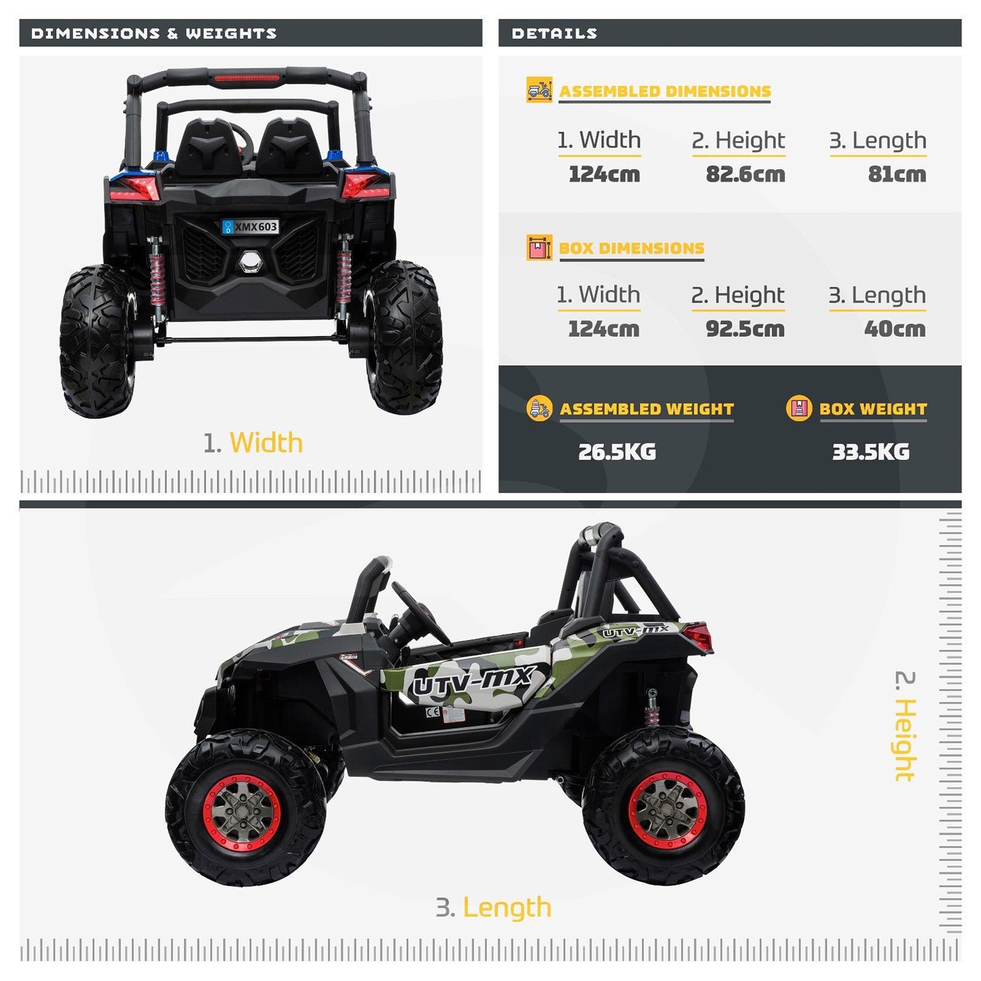 24V RiiRoo MaxPow™ UTV-MX