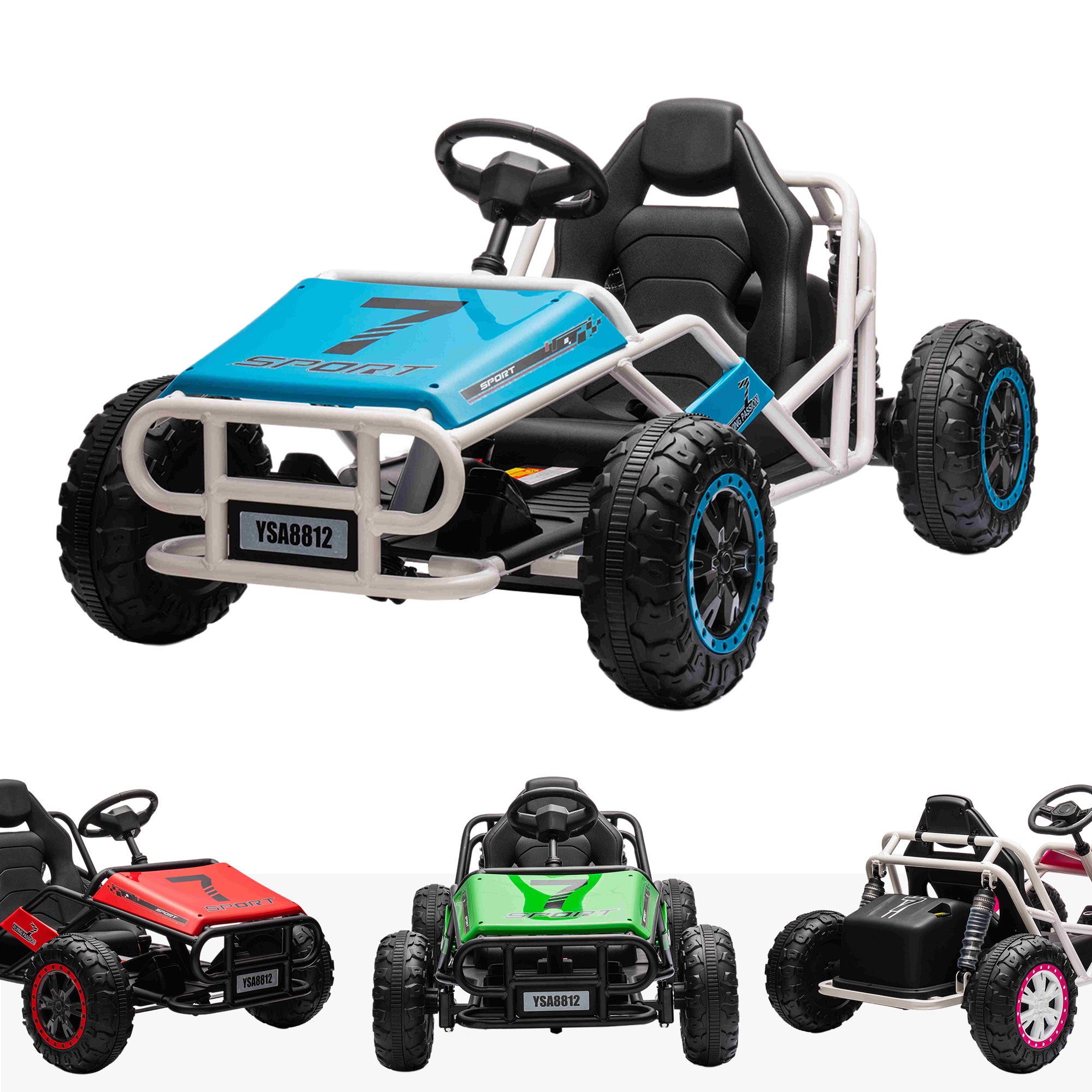 24 V TurboTrek Elektro-Renn-Gokart