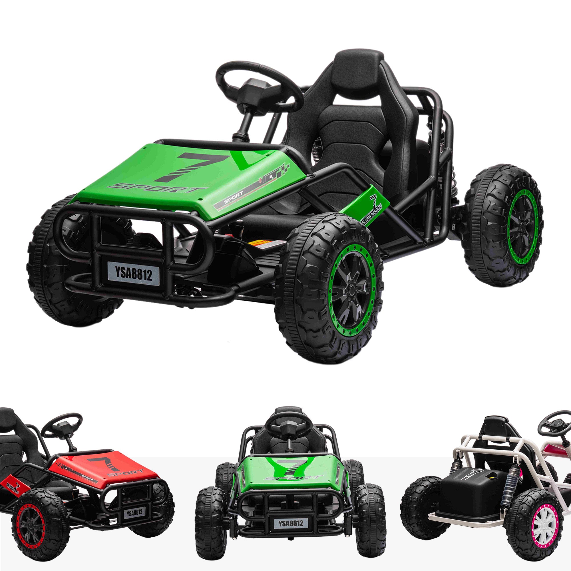 24 V TurboTrek Elektro-Renn-Gokart