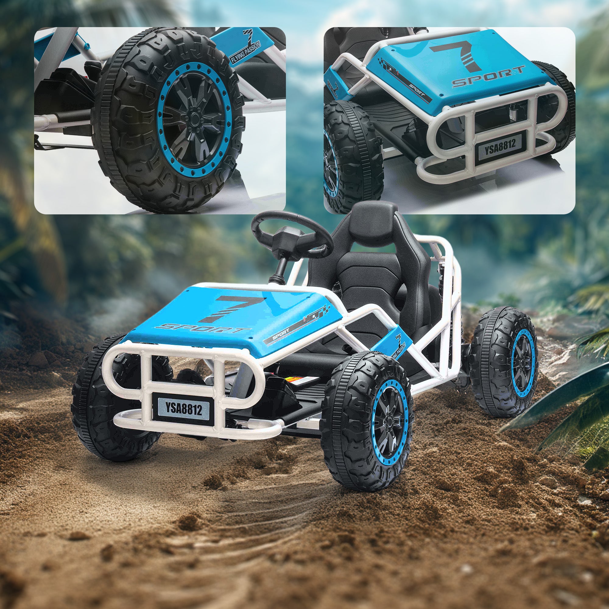 24 V TurboTrek Elektro-Renn-Gokart
