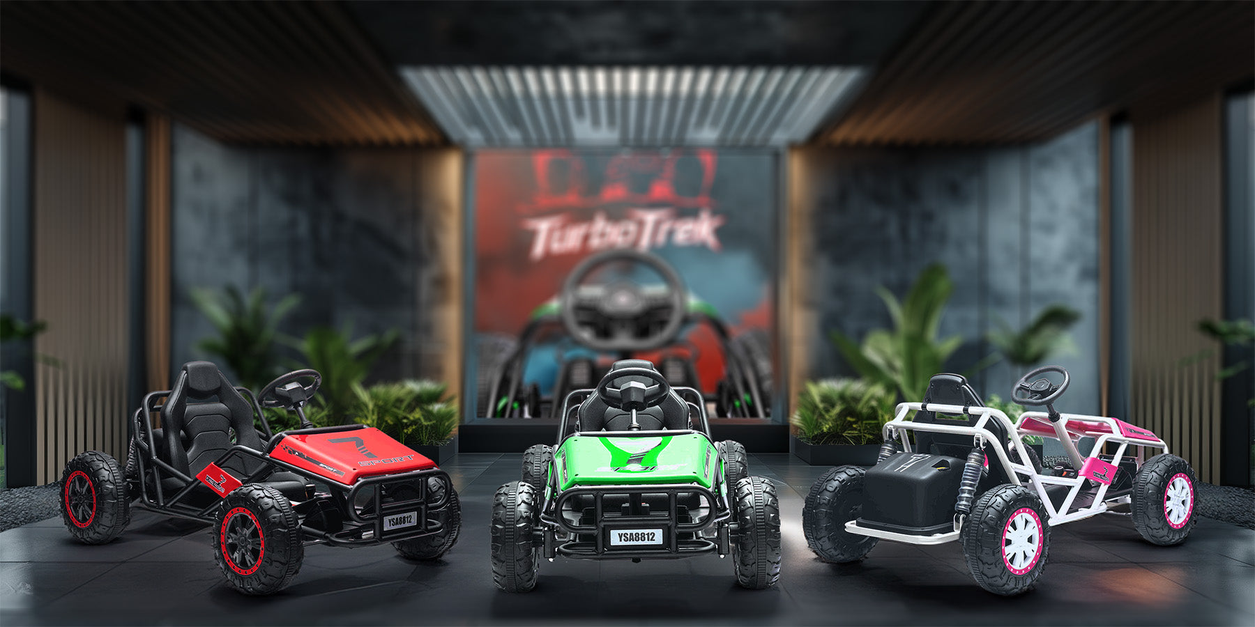 24 V TurboTrek Elektro-Renn-Gokart