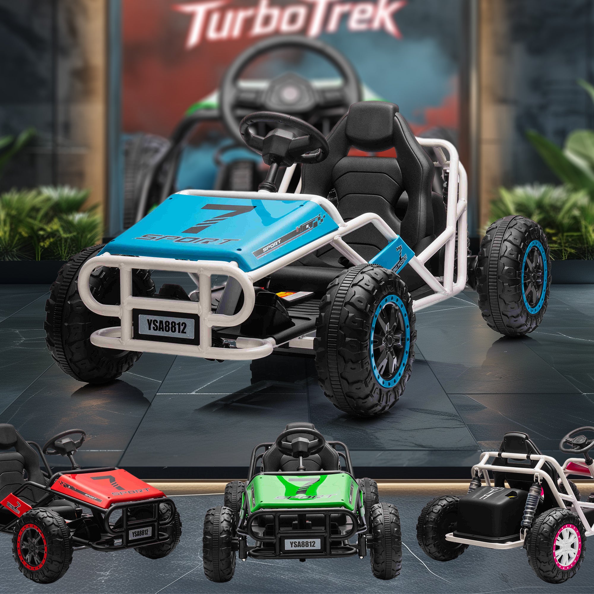 24 V TurboTrek Elektro-Renn-Gokart