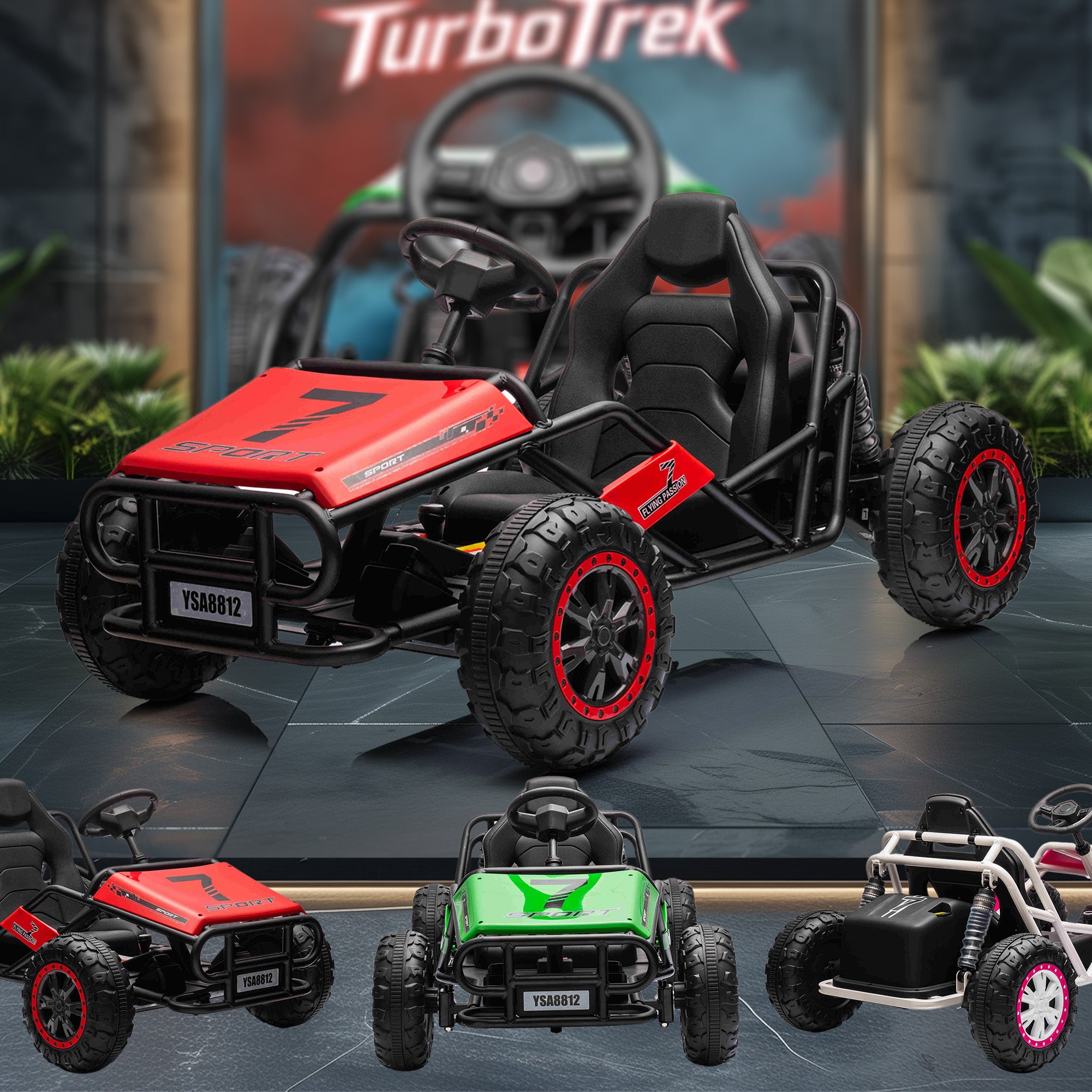 24 V TurboTrek Elektro-Renn-Gokart