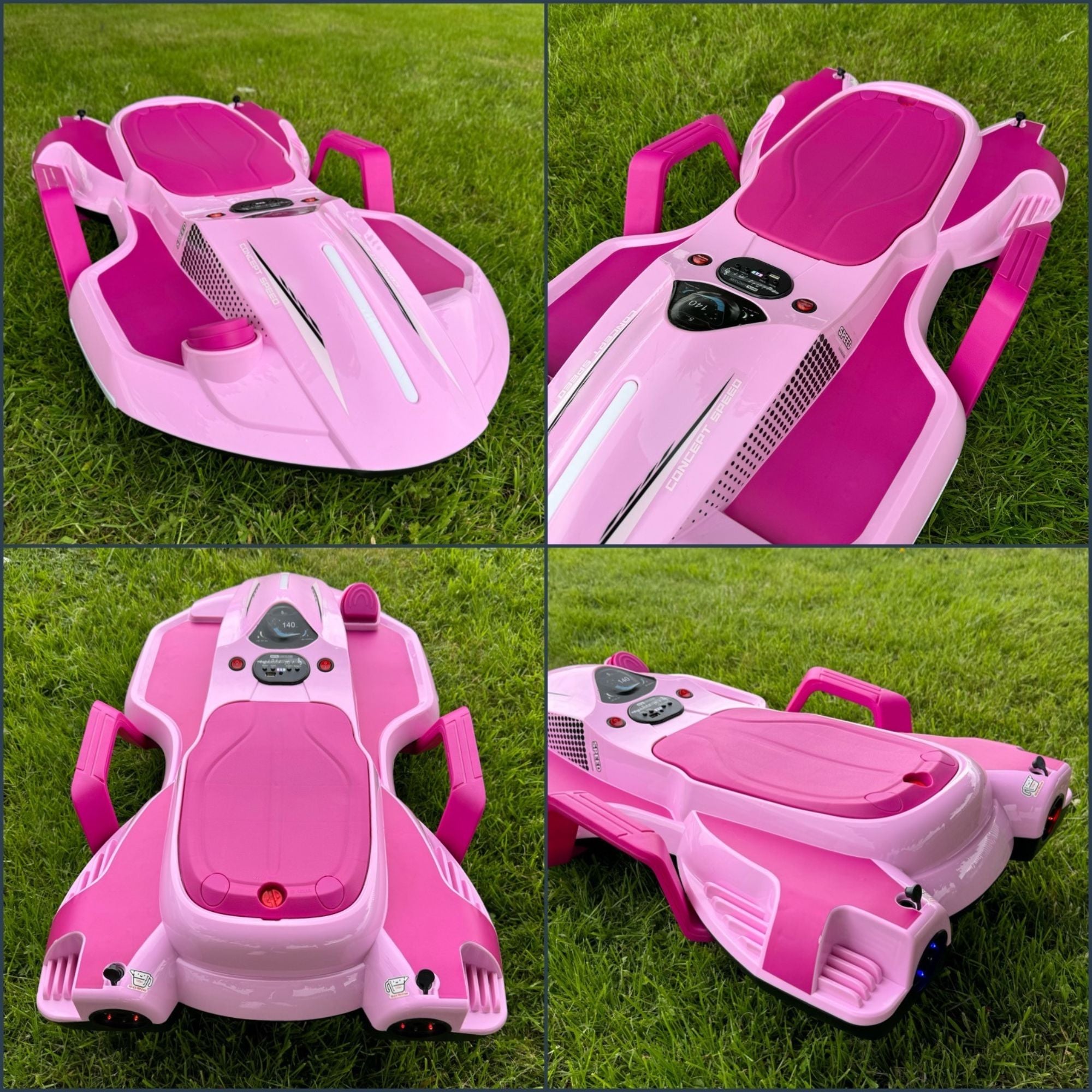 WIZ Kart Kids Ride On - Pink - Ex-Display Model