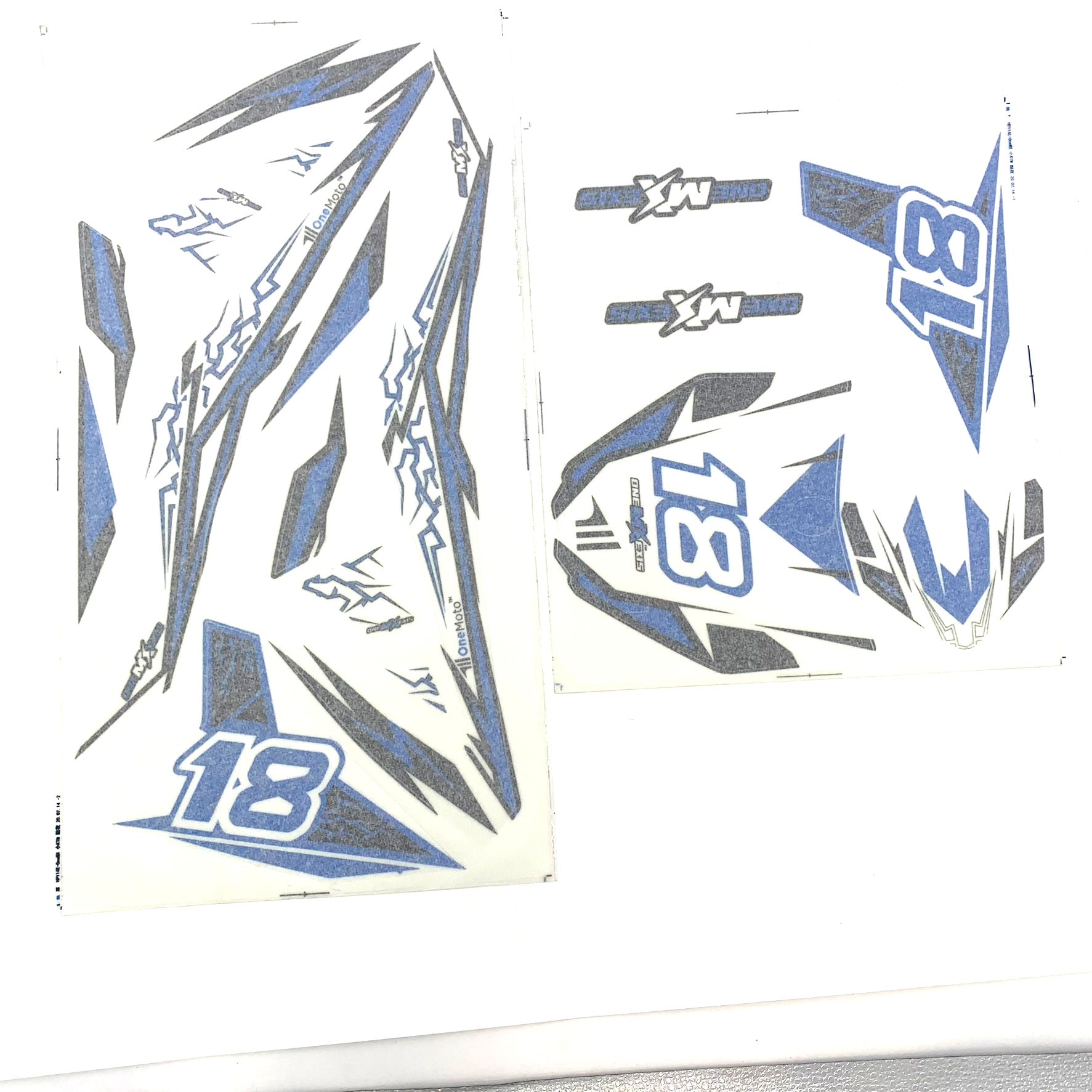 Replacement Stickers for Kids Ride on's 500W Dirt Bike 36V LI