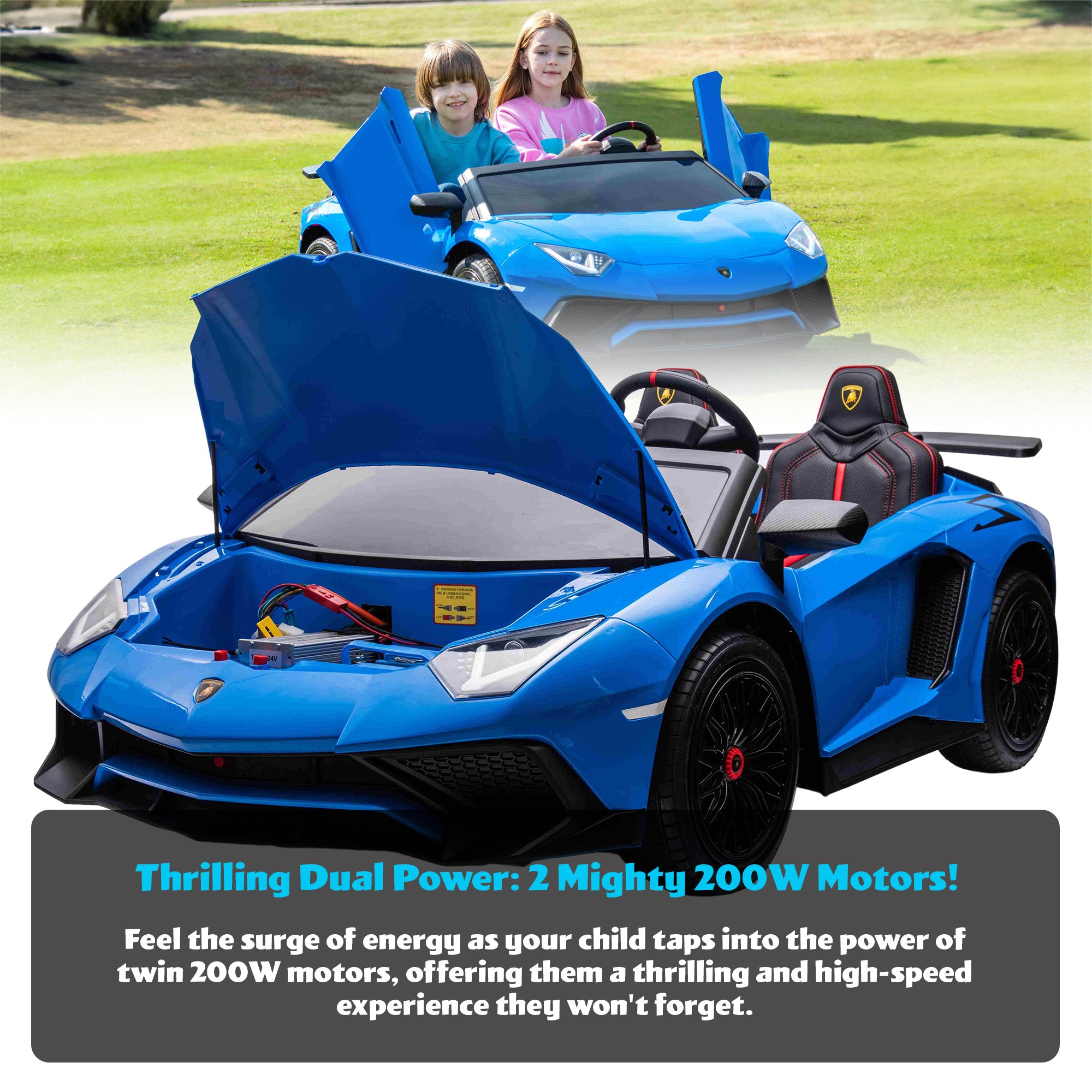 24V Lamborghini Aventador 2 Seater