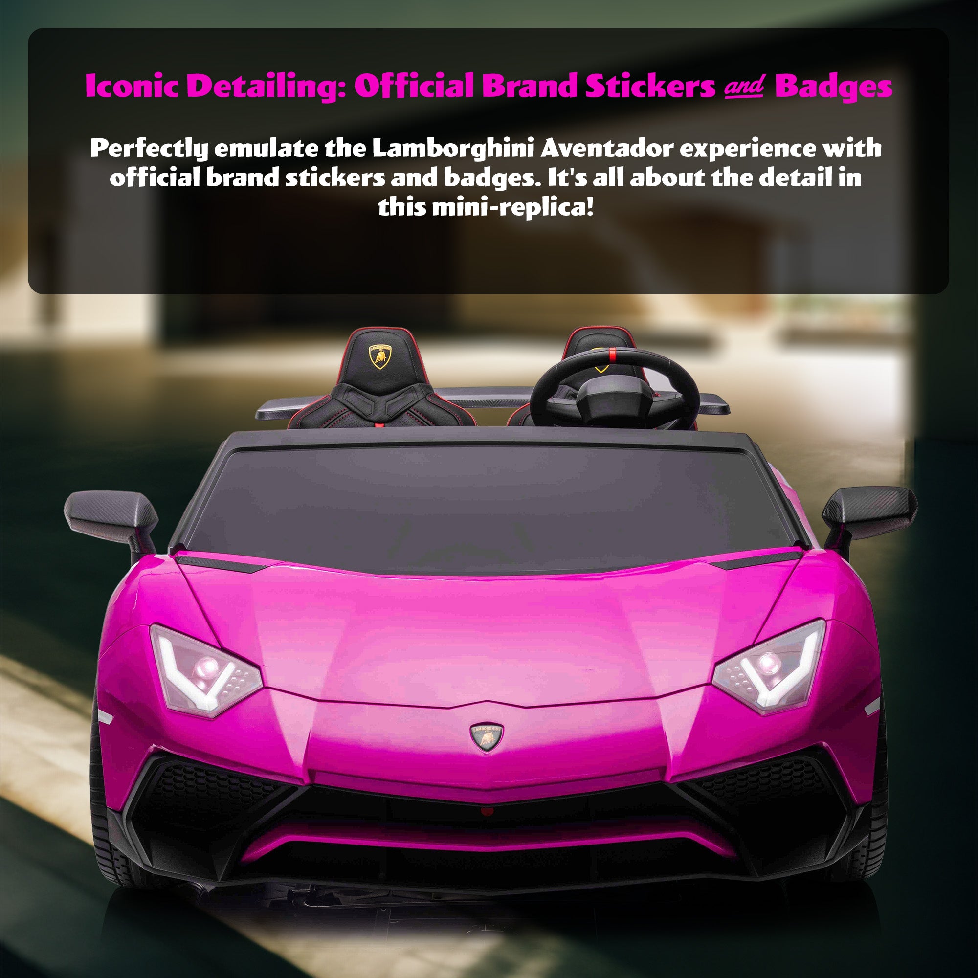 24V Lamborghini Aventador 2 Seater