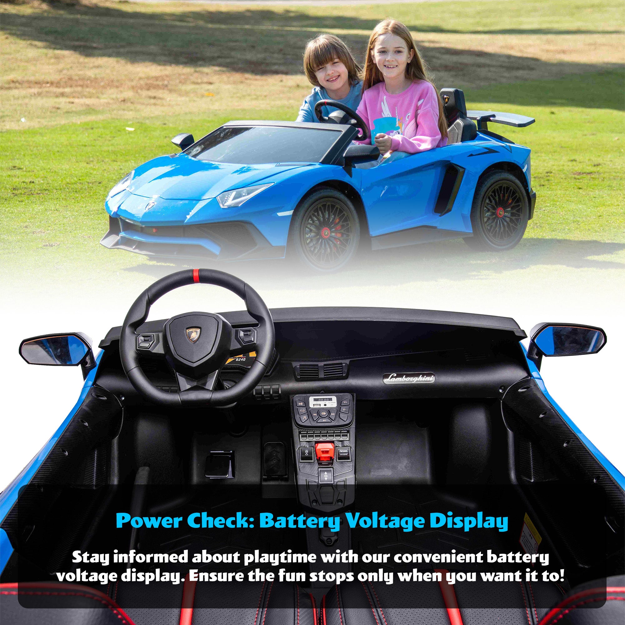 24V Lamborghini Aventador 2 Seater