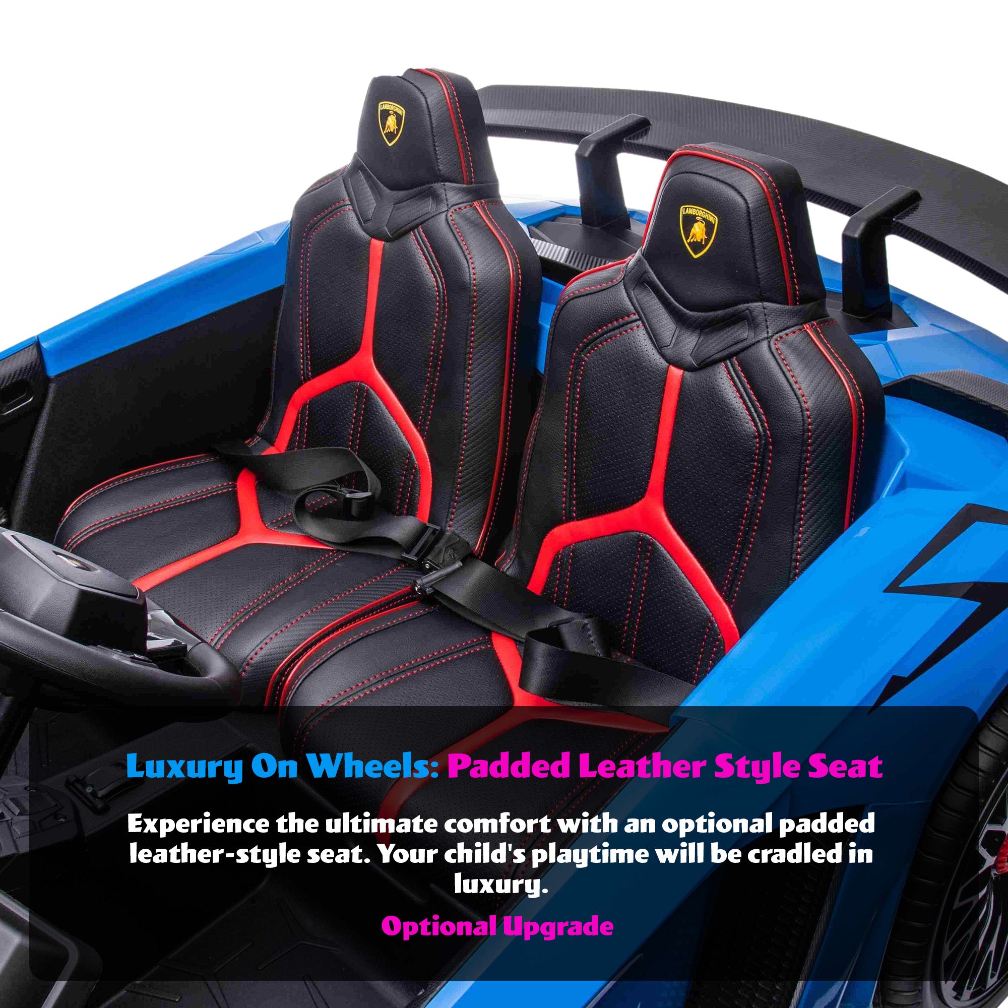 Lamborghini Aventador 2 Seater In 24V With Brushless Motors